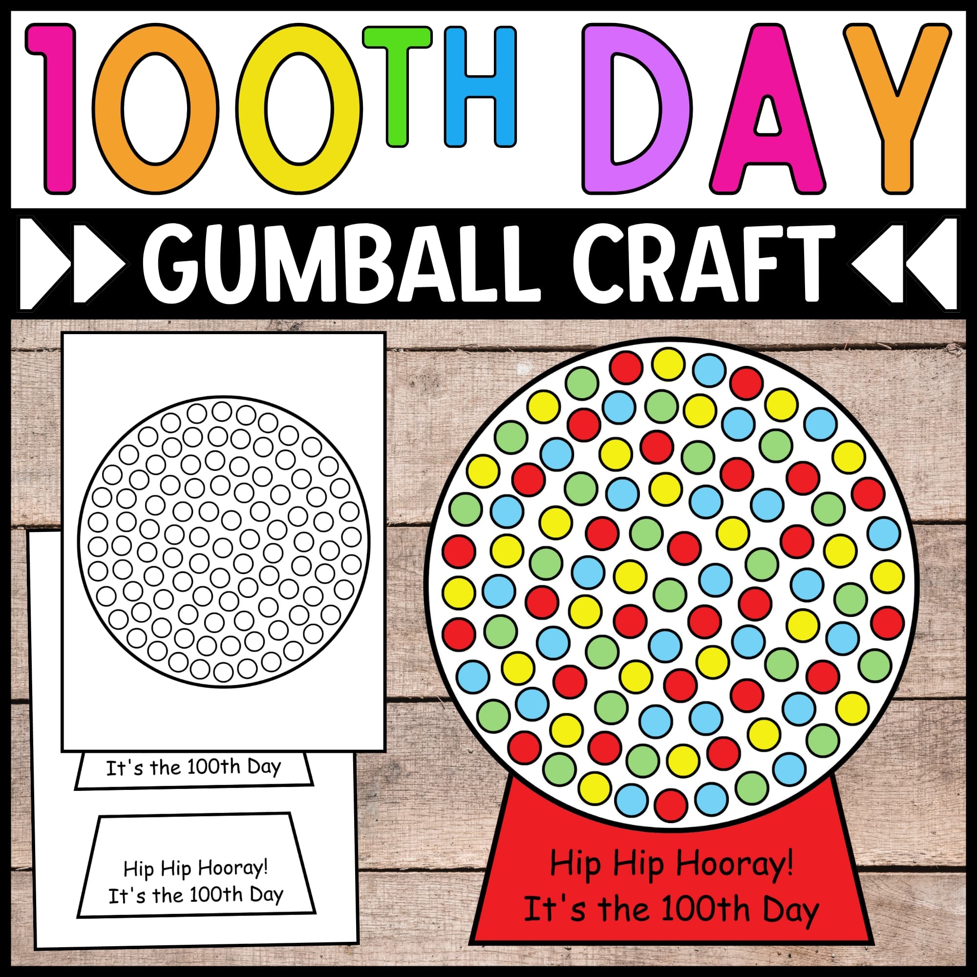 100th Day Of School Gumball Craft 100th Day Of School Crafts Activities Made By Teachers 100th Day Of School Gumball Craft 100th Day Of School Crafts Activities Made By Teachers