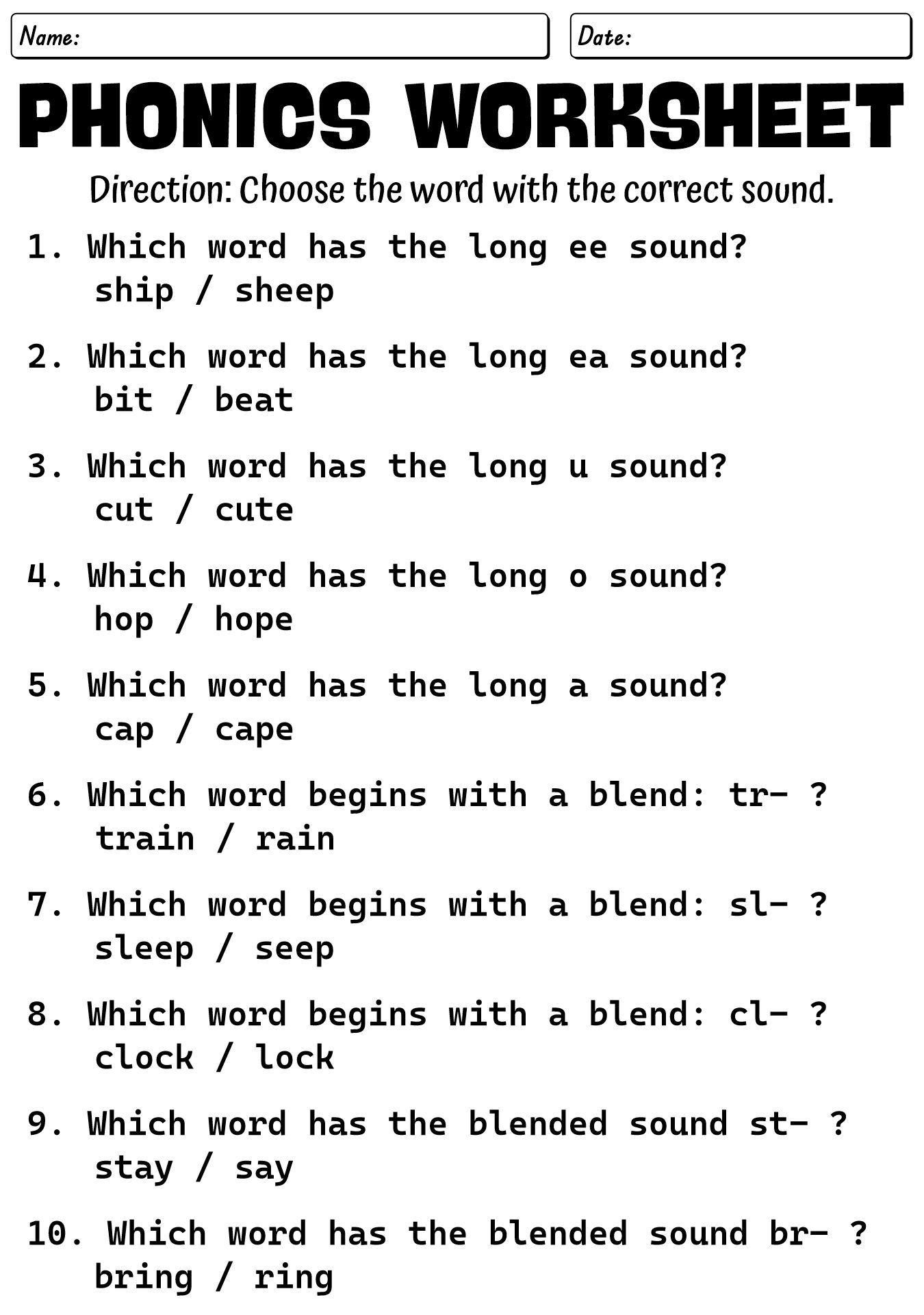 11 Phonics Worksheets For ESL Adults Free PDF At Worksheeto