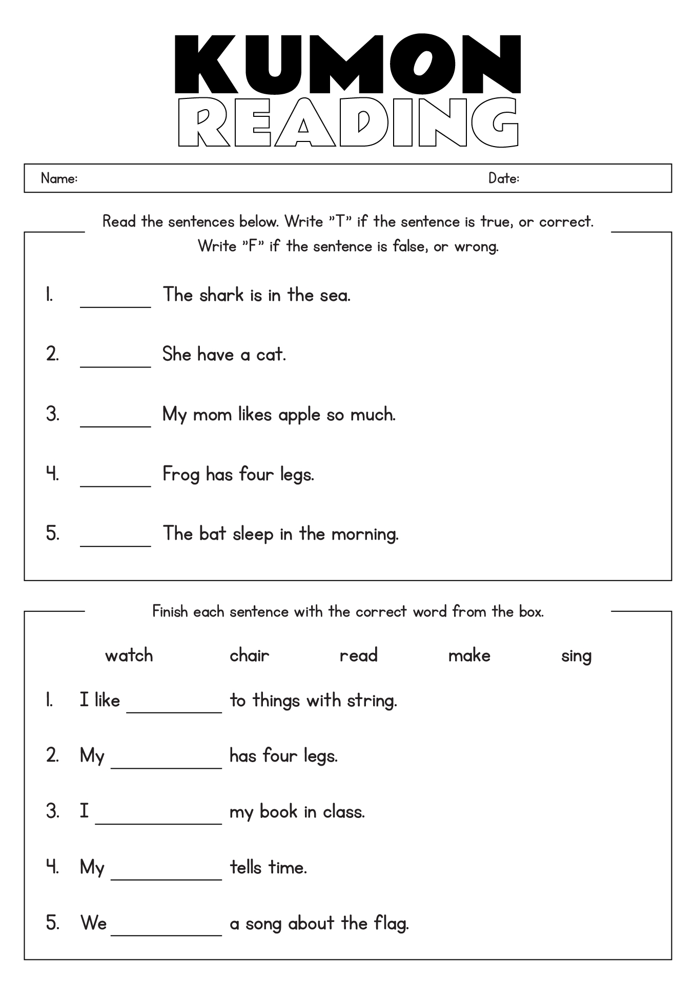 12 First Grade Kumon Worksheets Free PDF At Worksheeto