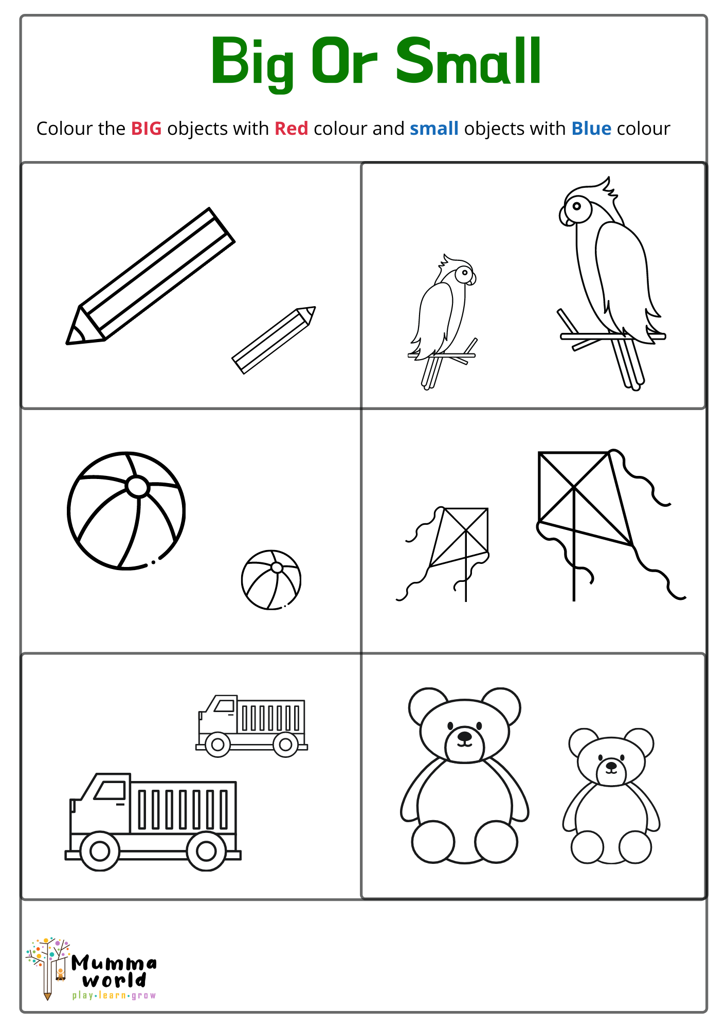 13 Big Small Ideas To Save Today Worksheets For Kids Preschool Worksheets Kids Worksheets Preschool And More 13 Big Small Ideas To Save Today Worksheets For Kids Preschool Worksheets Kids Worksheets Preschool And More