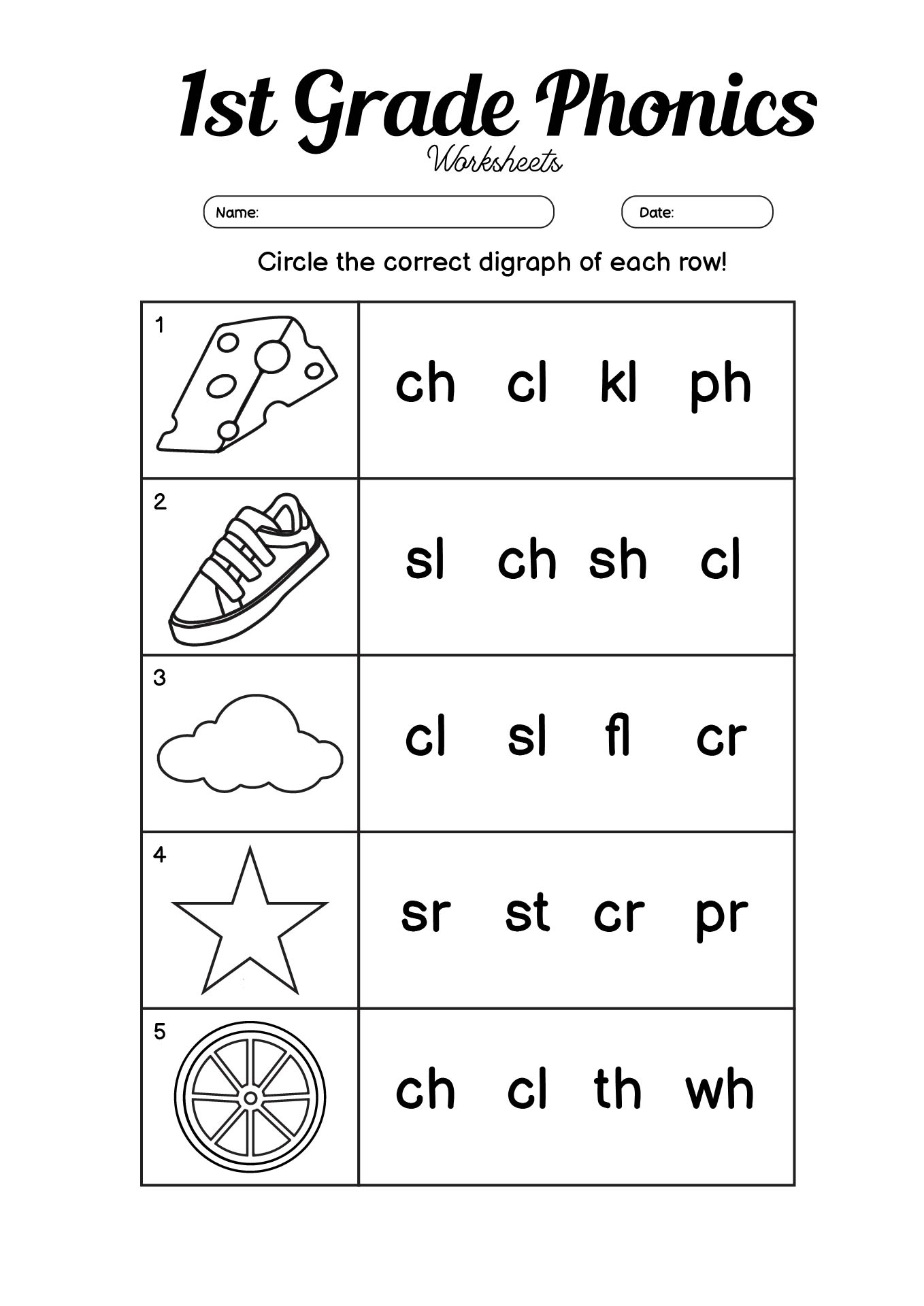 13 First Grade Phonics Worksheets Blends Free PDF At Worksheeto 13 First Grade Phonics Worksheets Blends Free PDF At Worksheeto