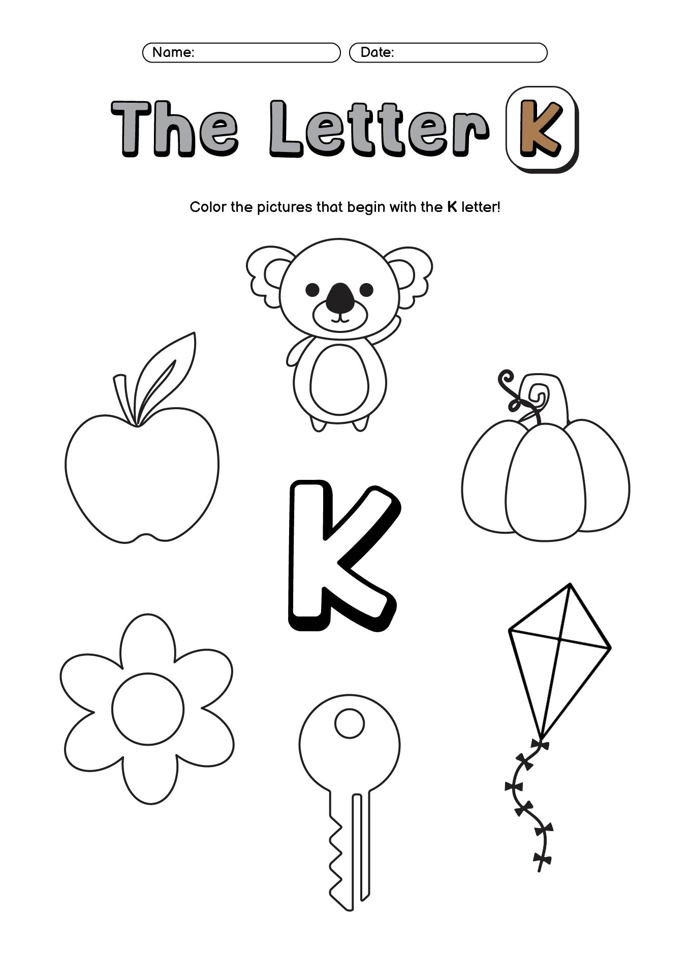14 Find The Letter K Worksheet Free PDF At Worksheeto