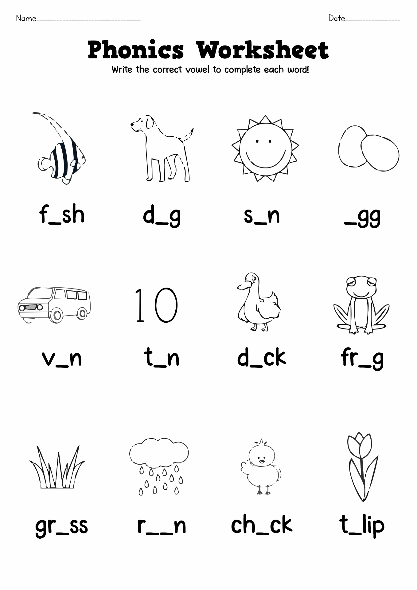 first grade phonics worksheets first grade phonics worksheets