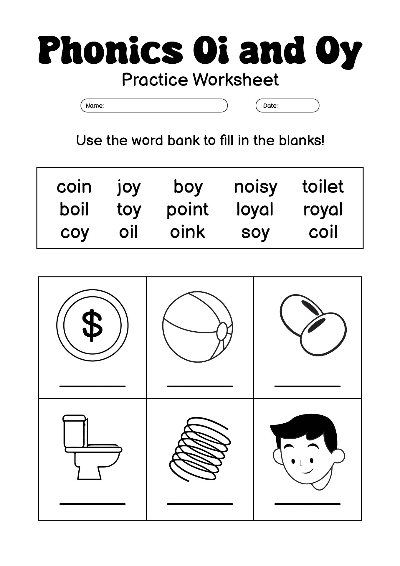 14 Phonics Oi And Oy Worksheets Free PDF At Worksheeto