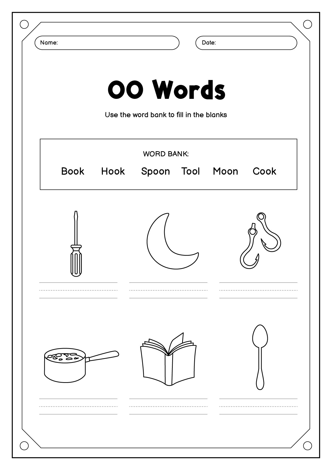 15 Printable Oo Phonics Worksheets Free PDF At Worksheeto