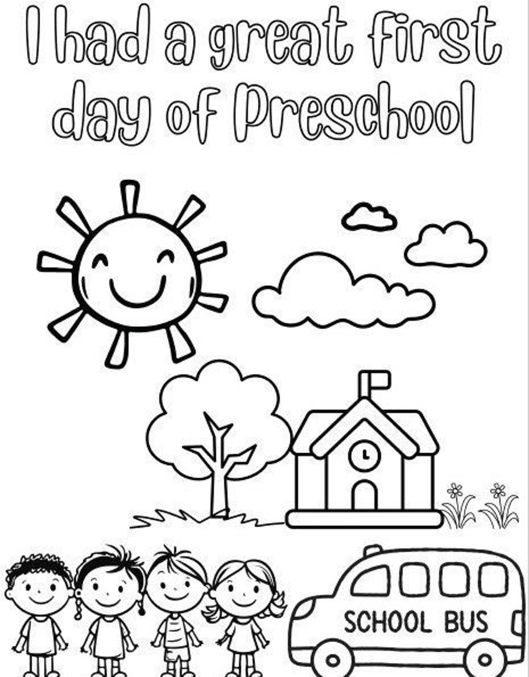 coloring page coloring worksheets for kindergarten