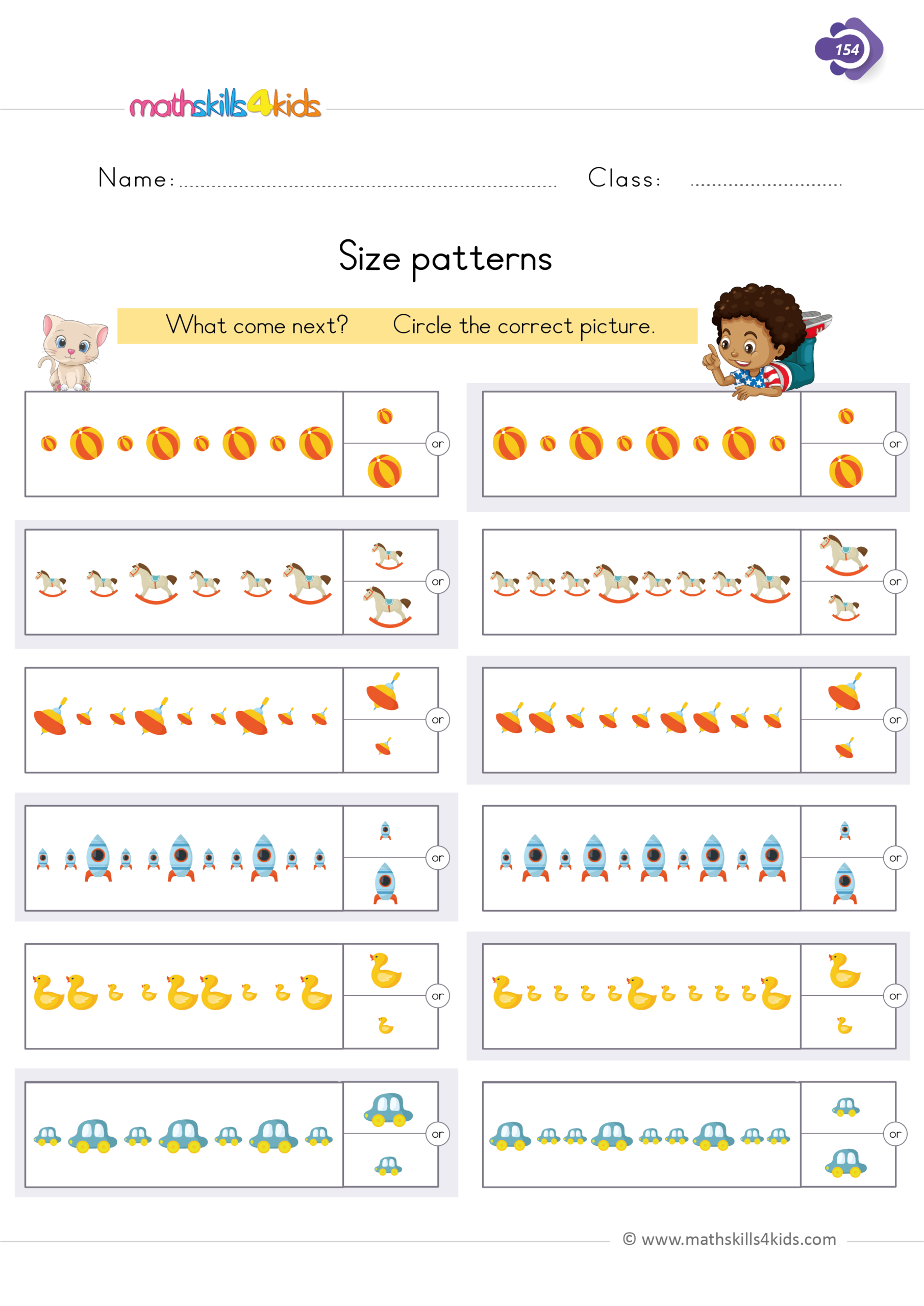 1st Grade Free Printable Pattern Worksheets Fun Engaging Activities