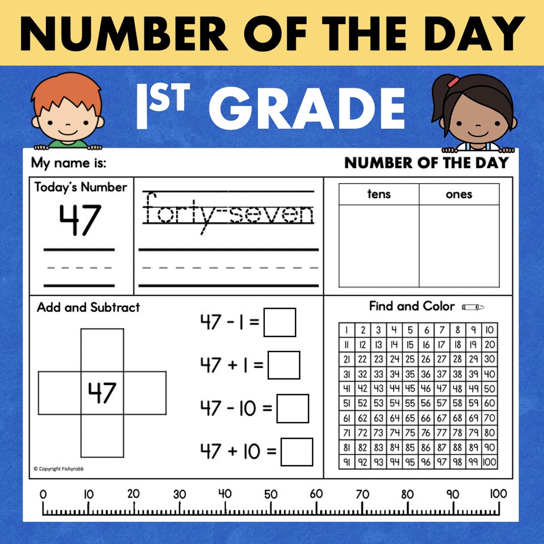 number of the day worksheet