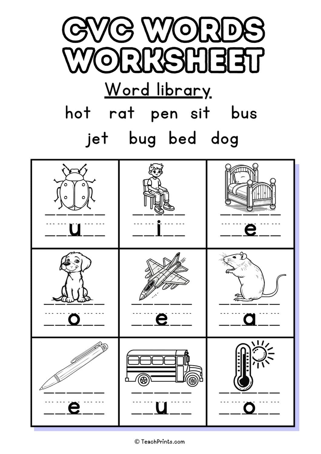 cvc worksheets free printable cvc worksheets free printable