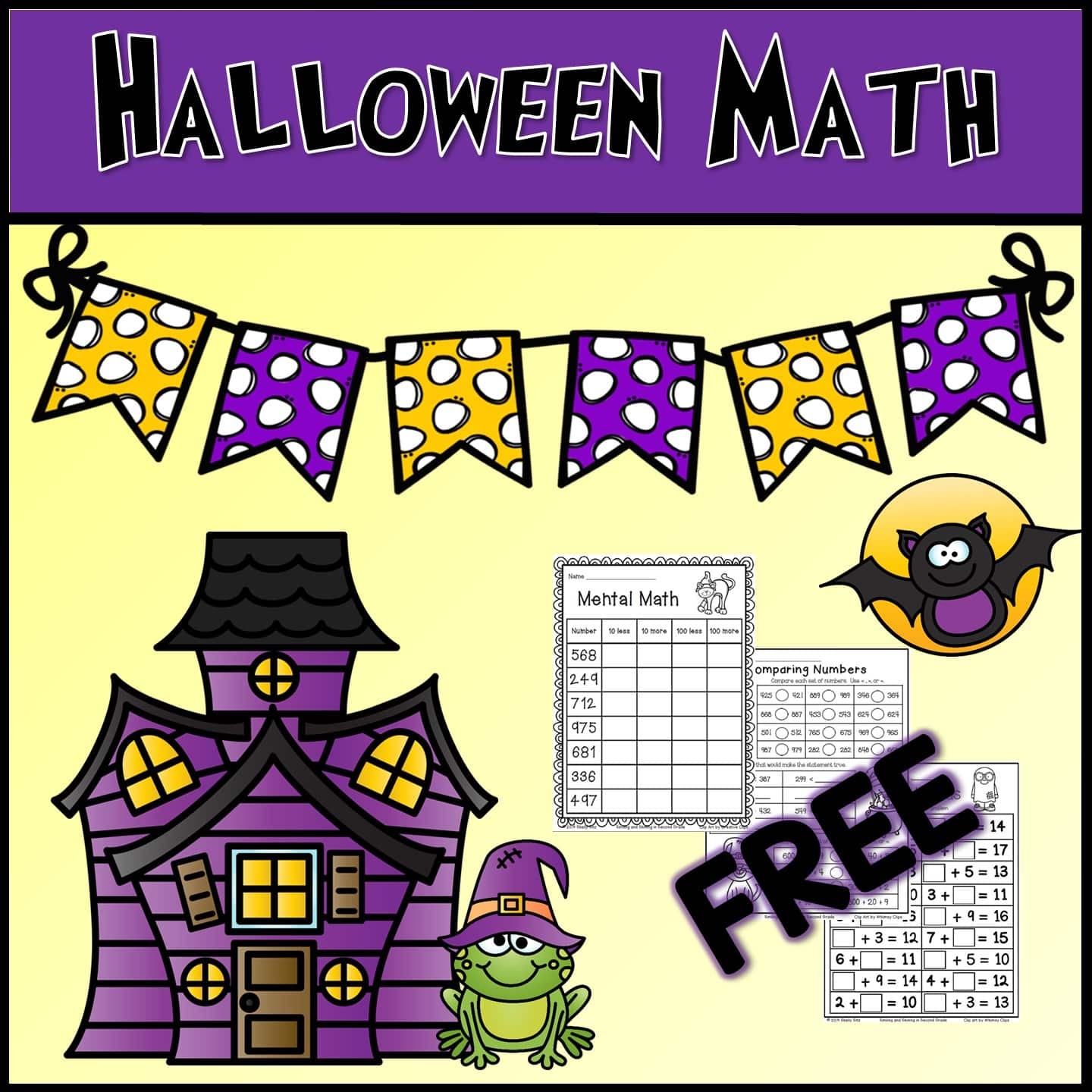 20 FREE Halloween Worksheets For First And Second Grade