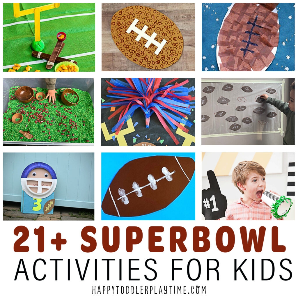21 Super Bowl Activities Crafts For Kids Happy Toddler Playtime 21 Super Bowl Activities Crafts For Kids Happy Toddler Playtime