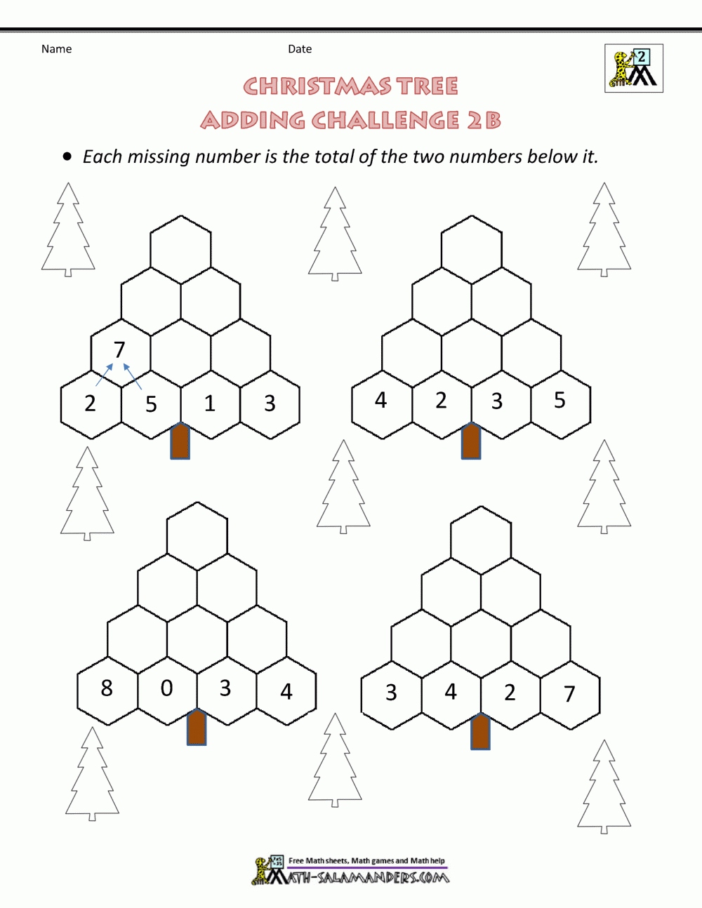 christmas math worksheets 2nd grade