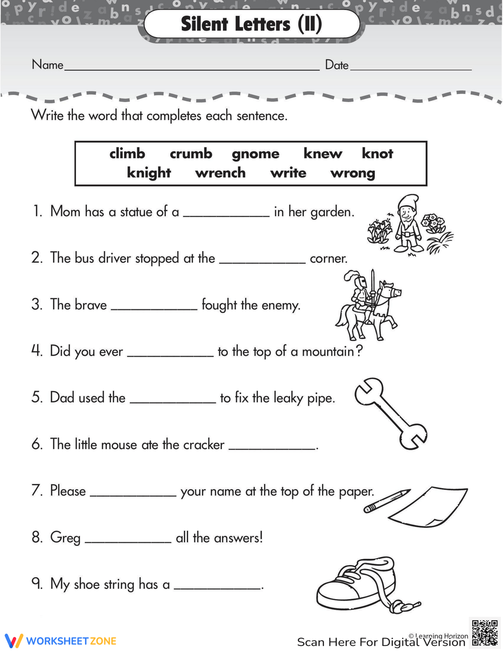 2nd Grade Consonant Digraphs Worksheets Printable