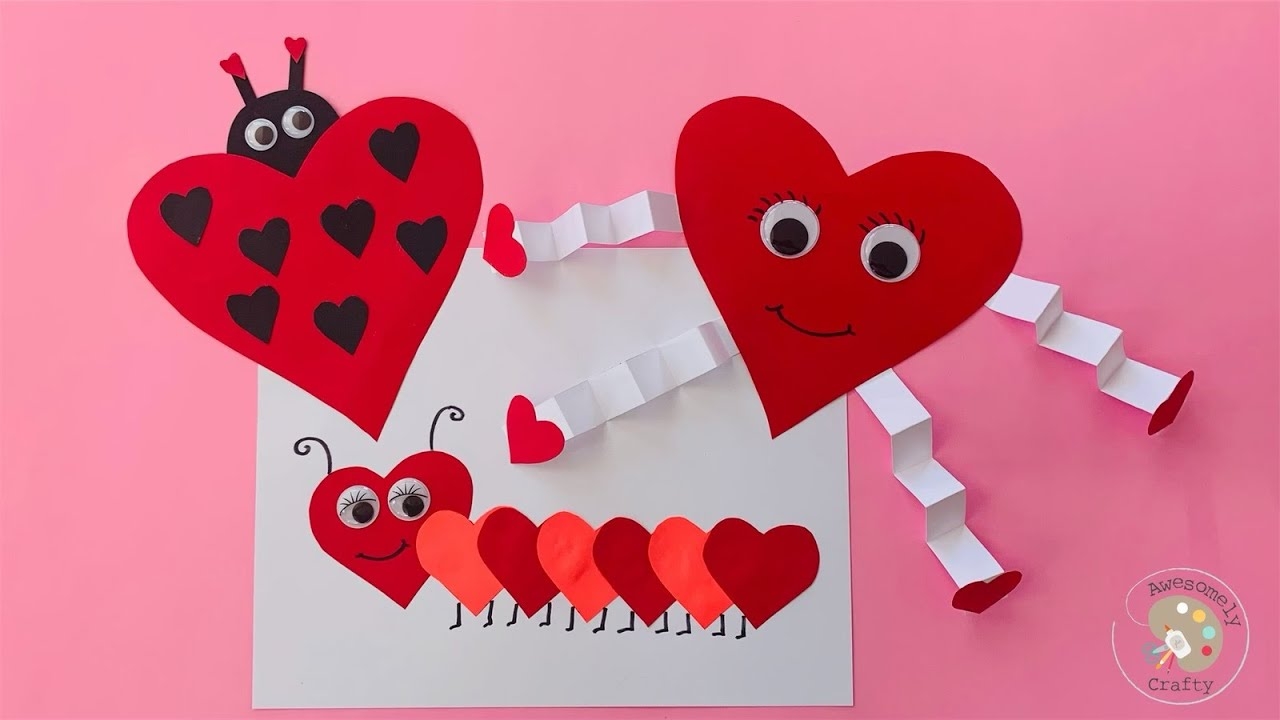 3 Easy Valentine s Crafts Valentine s Crafts For Kids Easy Paper Crafts Heart Crafts For Kids YouTube 3 Easy Valentine s Crafts Valentine s Crafts For Kids Easy Paper Crafts Heart Crafts For Kids YouTube