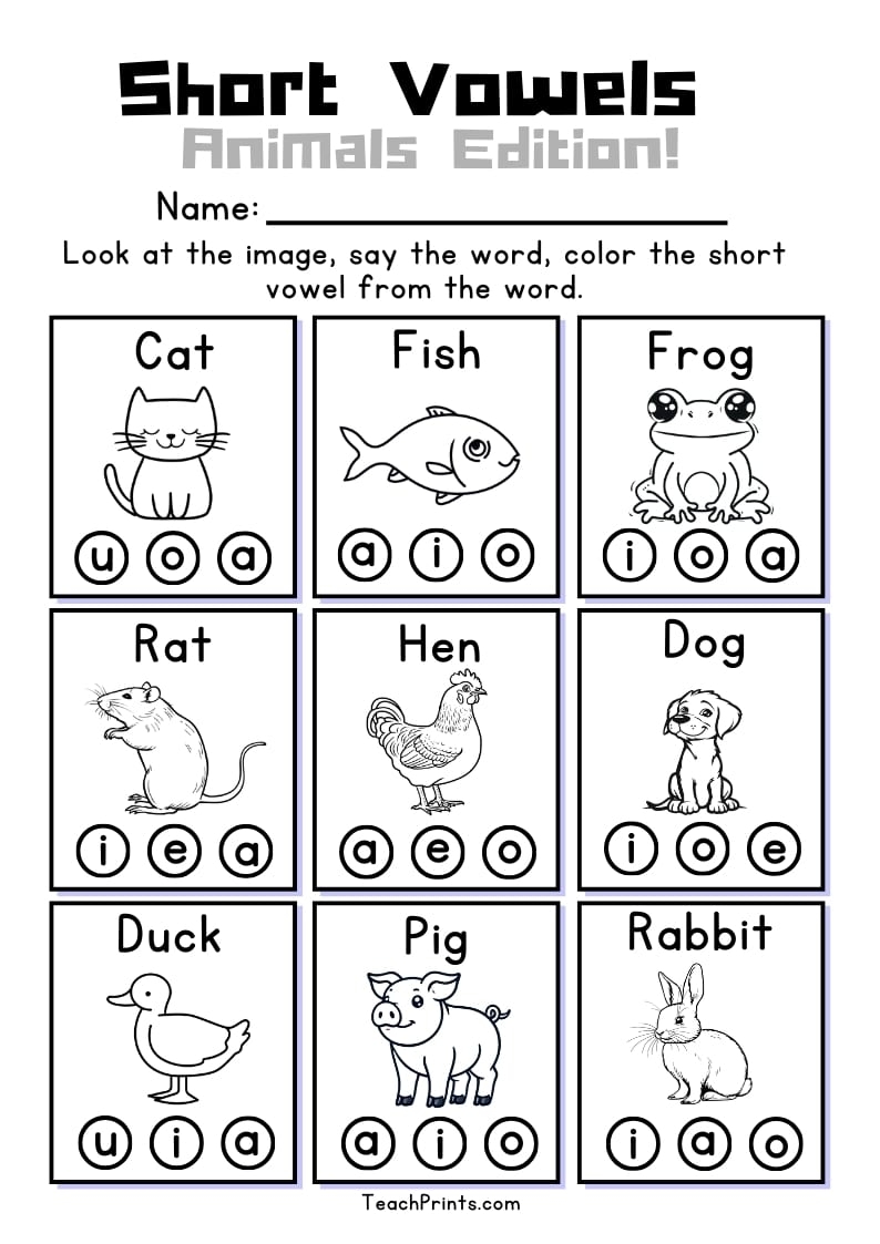 327 Free Phonics Worksheets PDF Printables Teach Prints