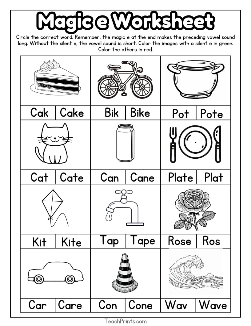 327 Free Phonics Worksheets PDF Printables Teach Prints