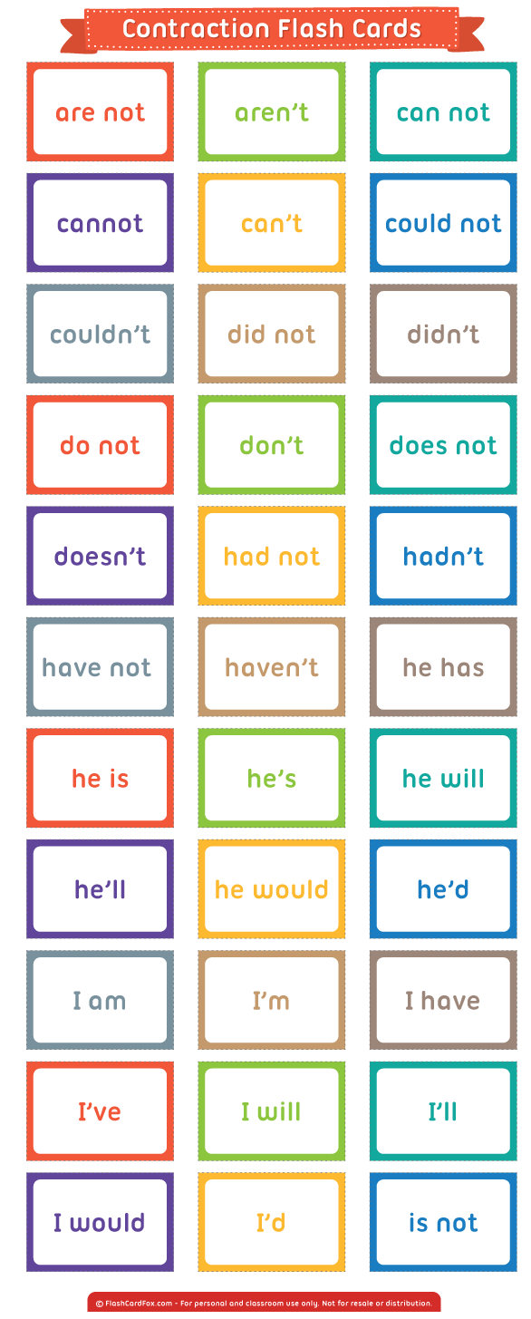 4 Fun Ways To Teach Contractions The Mum Educates