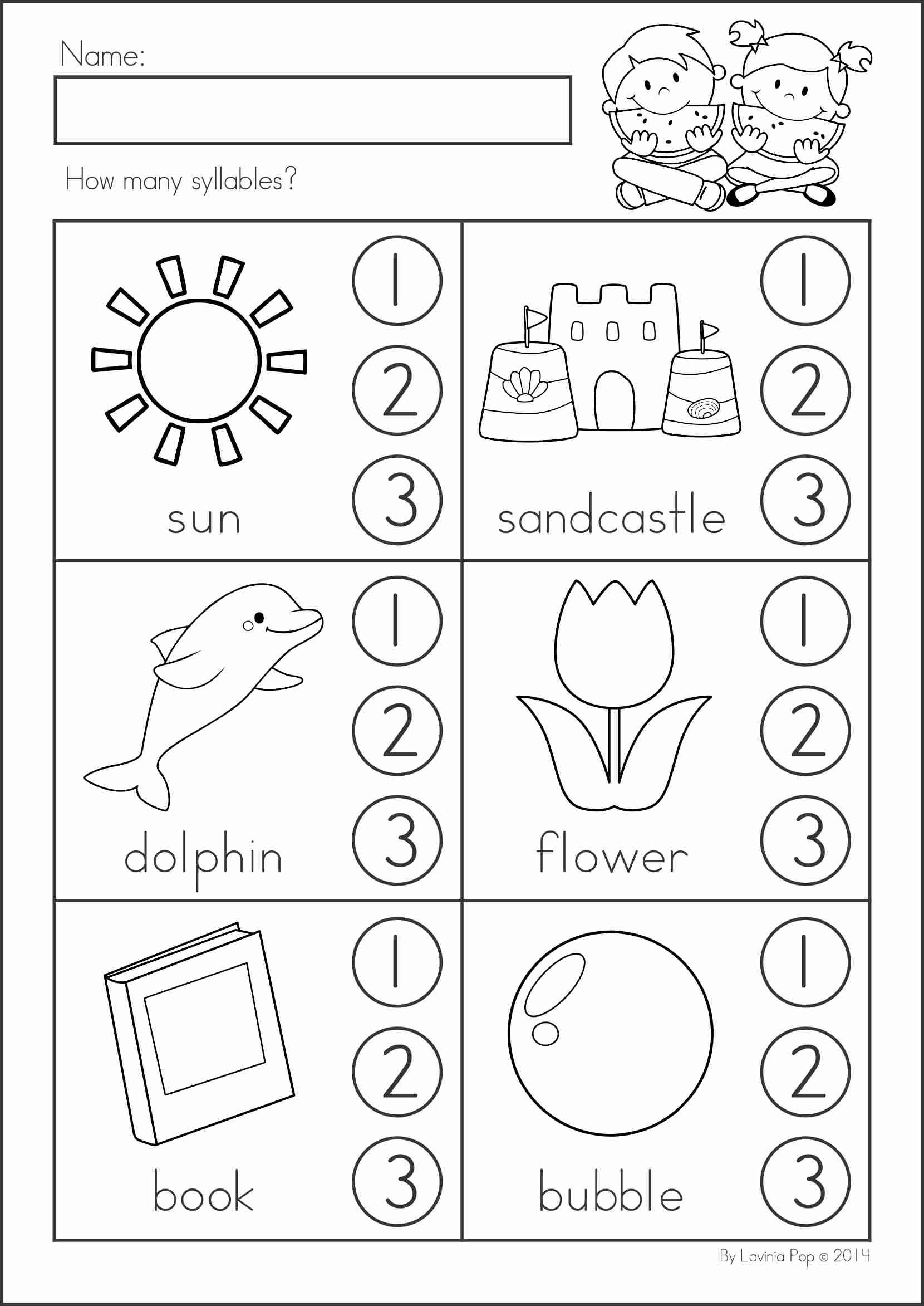 47 Papers For Syllables Ideas Syllable Syllables Activities Syllable Worksheet