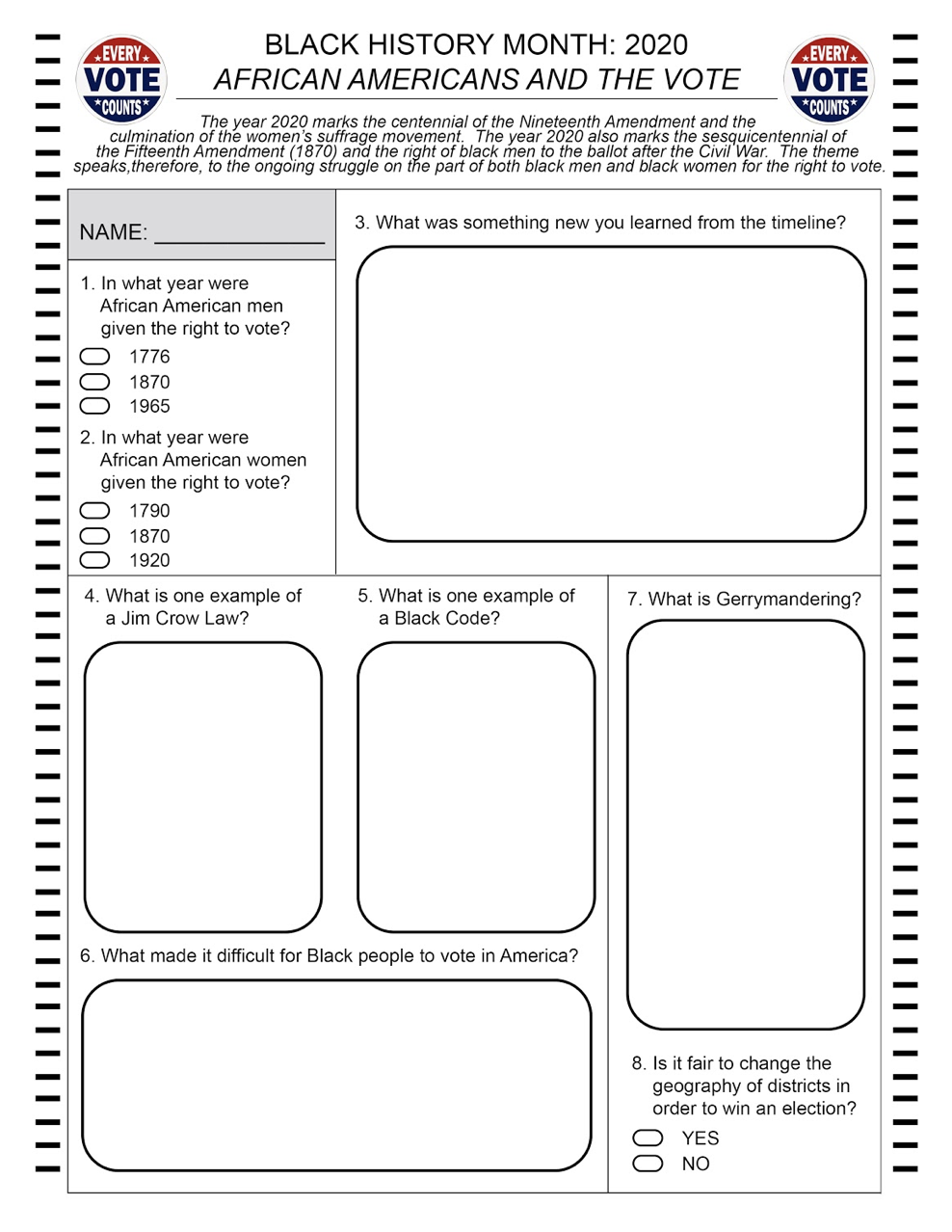 free printable black history worksheets pdf
