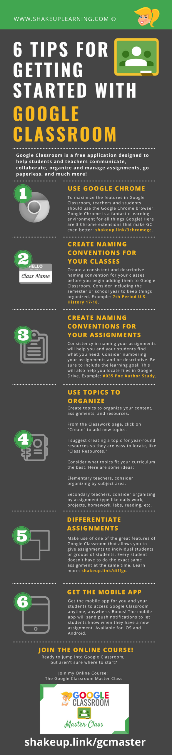 6 Tips For Getting Started With Google Classroom Shake Up Learning