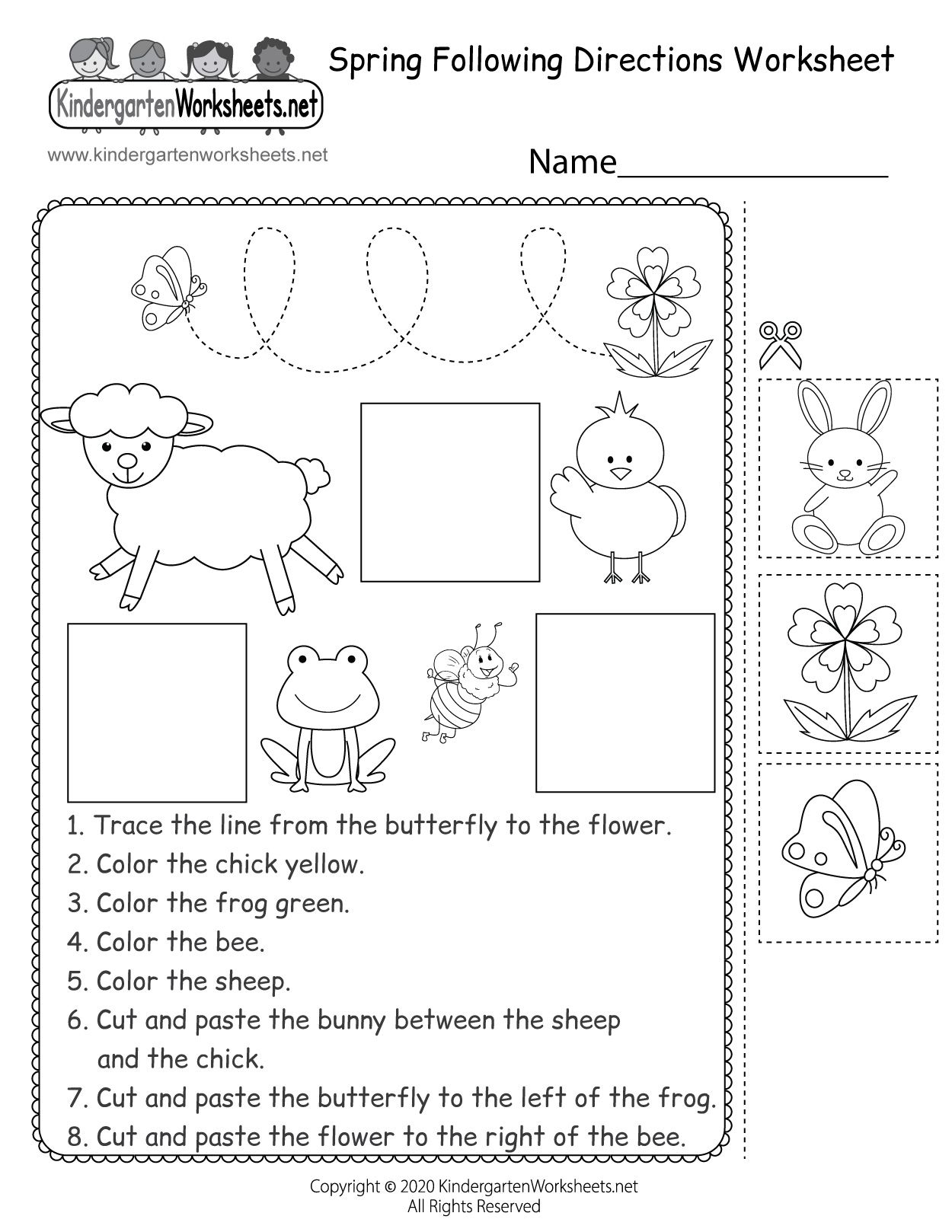 61 Spring Worksheets Ideas Spring Worksheet Worksheets Kindergarten Worksheets