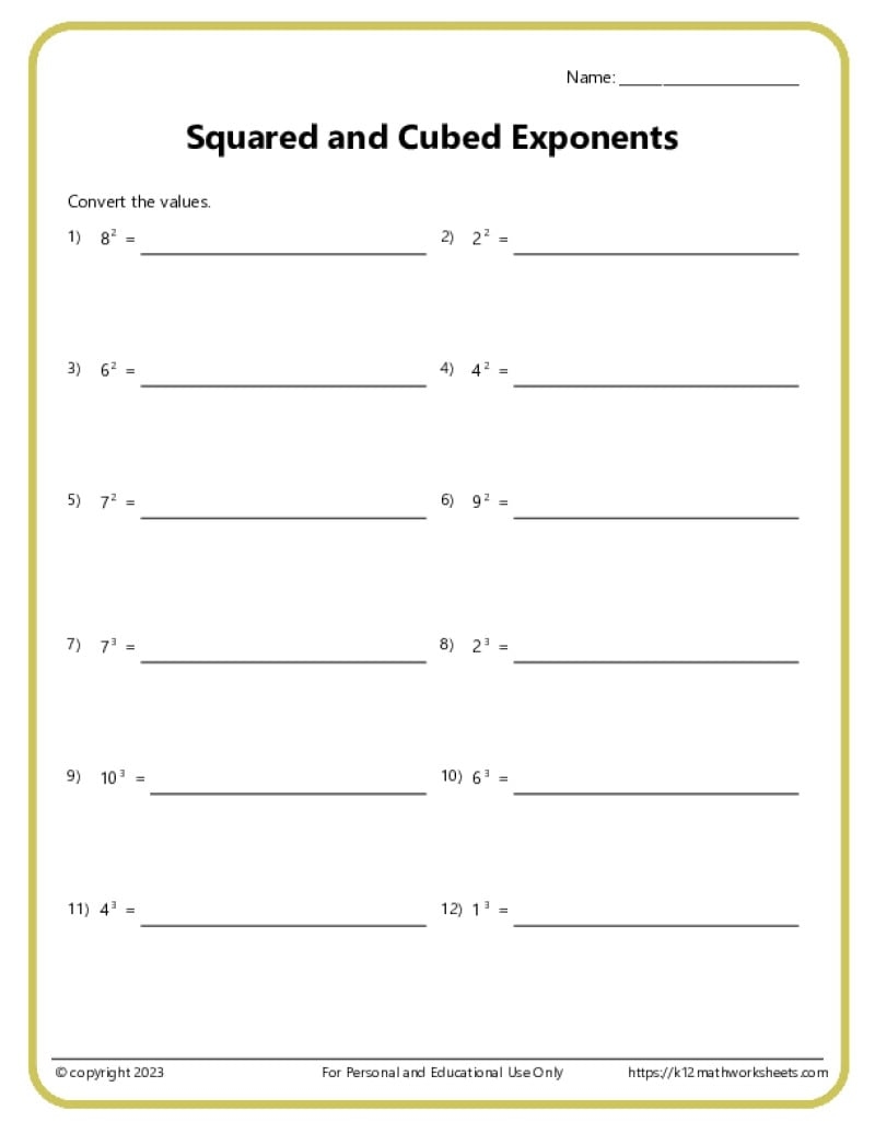 free printable worksheets for 6th graders