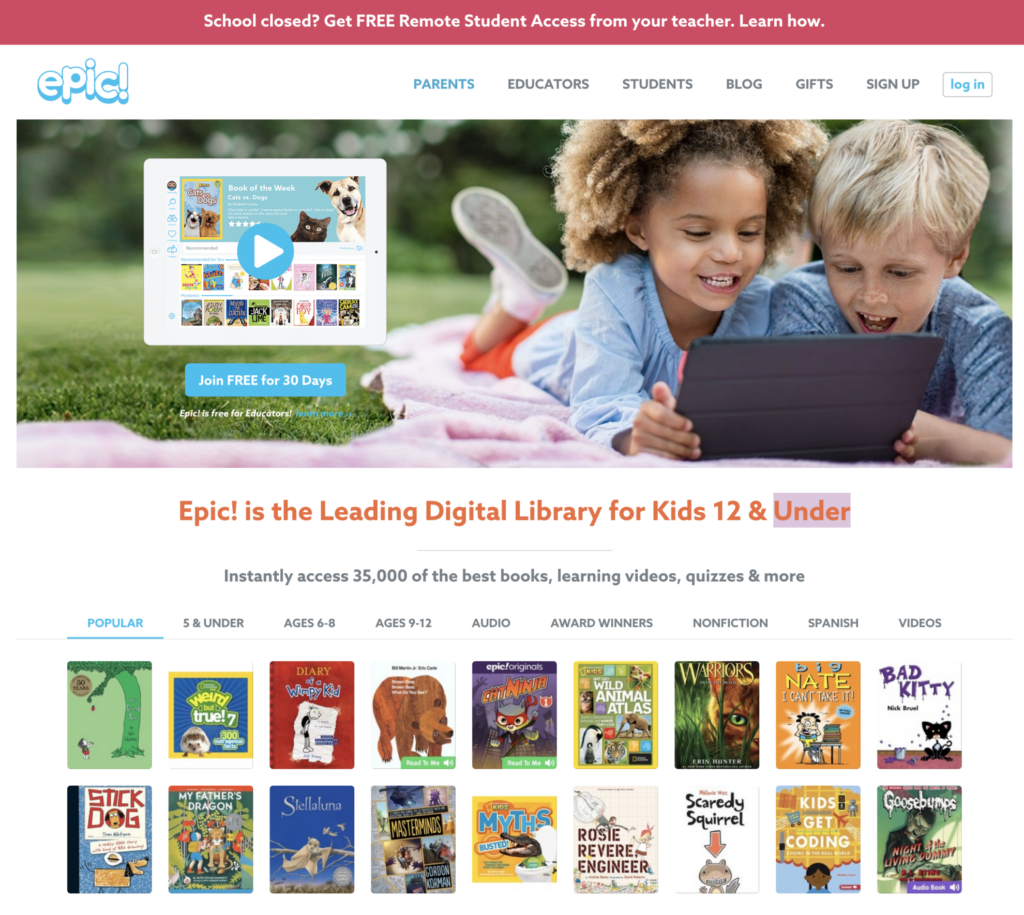 7 FREE Online Books For Kids Websites Every Kid Should Use To Read