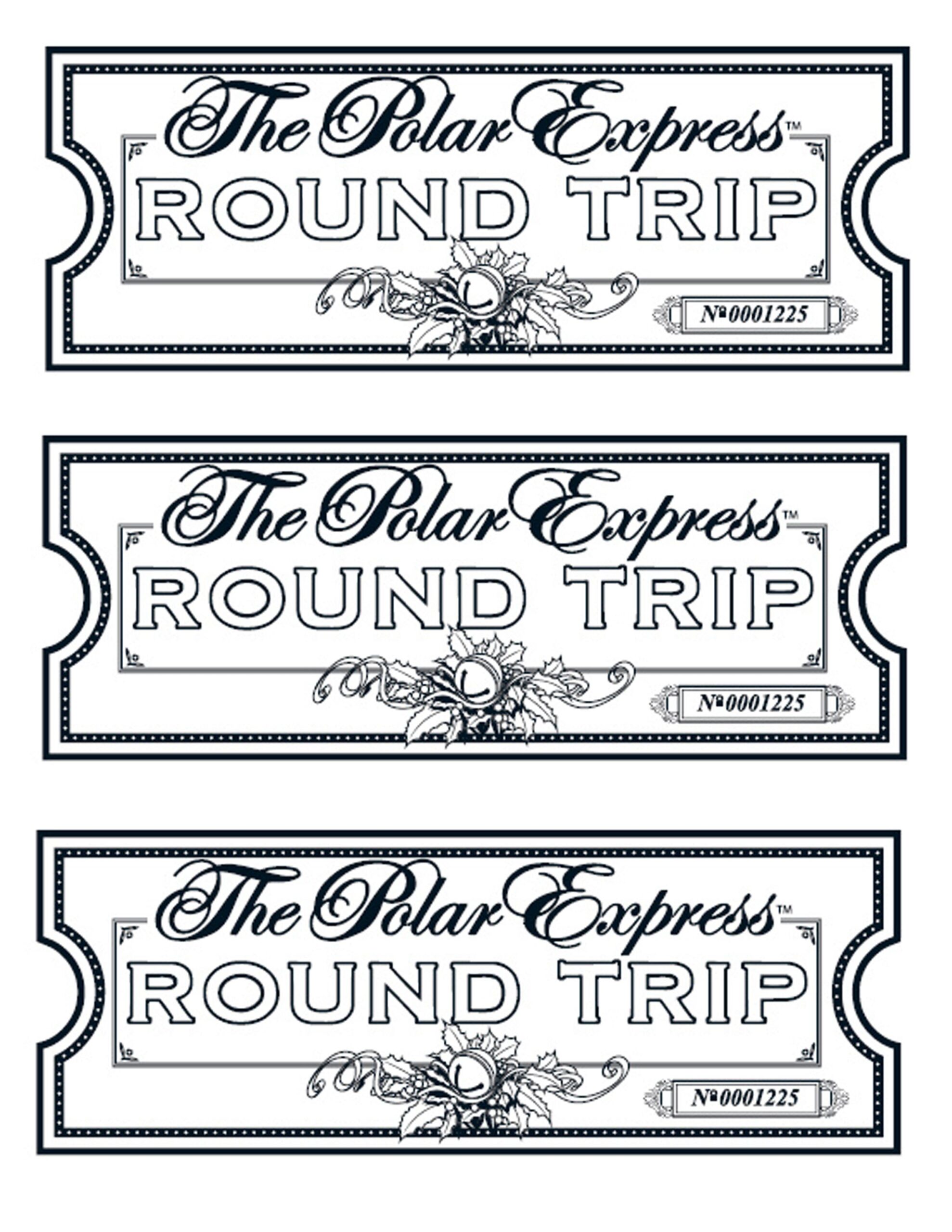 free printable polar express