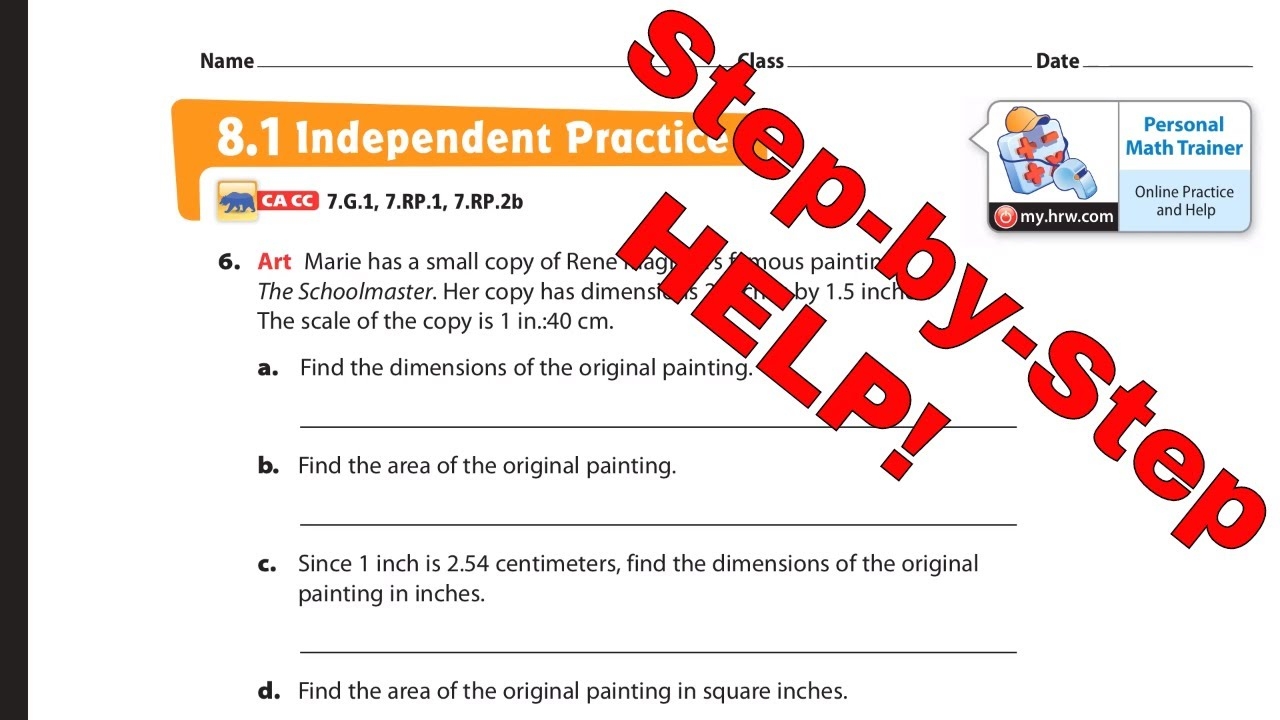 8 1 Independent Practice Explained Worksheets Library