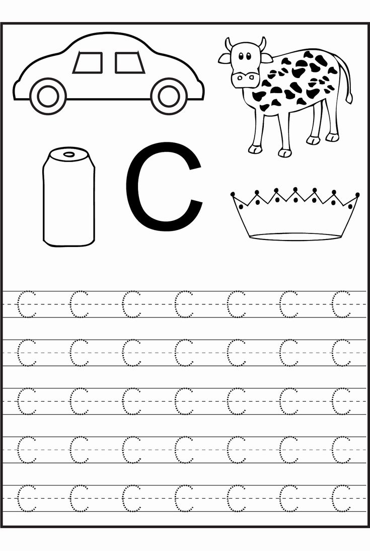 letter c worksheets for preschool