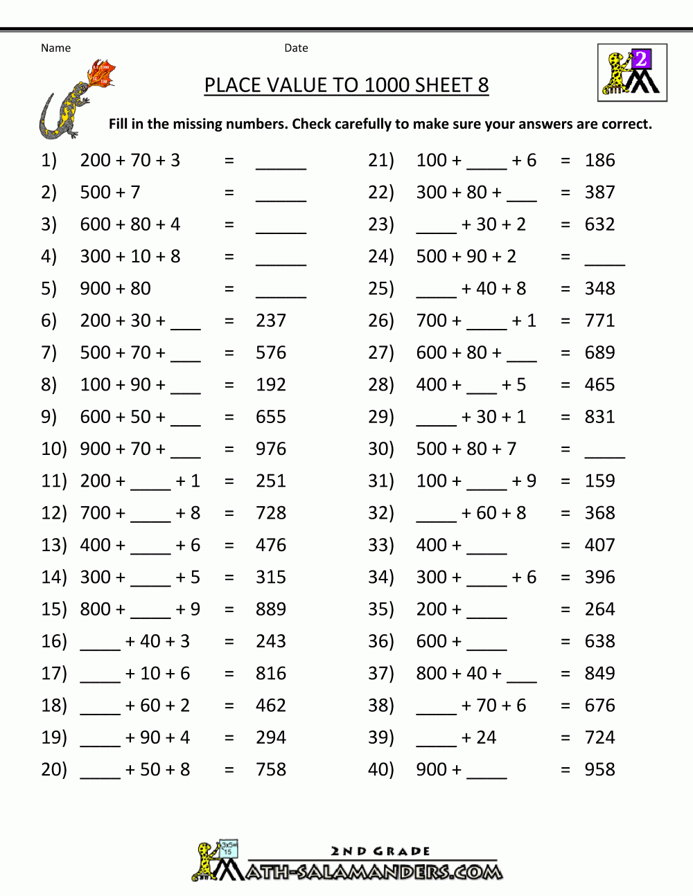 9th Grade Math Worksheets FREE Printable Effortless Math We Worksheets Library