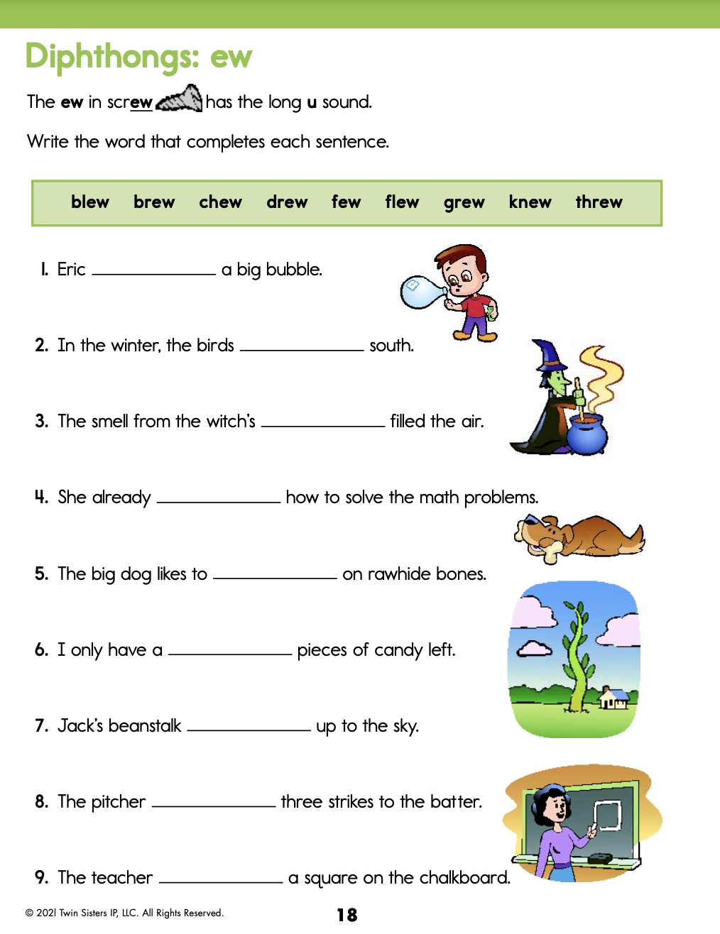Advanced Phonics Printable Workbook By Teach Simple