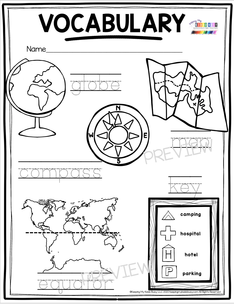 ALL ABOUT Freebie For Planet Earth Kindergarten And First Grade Fun Worksheets Library
