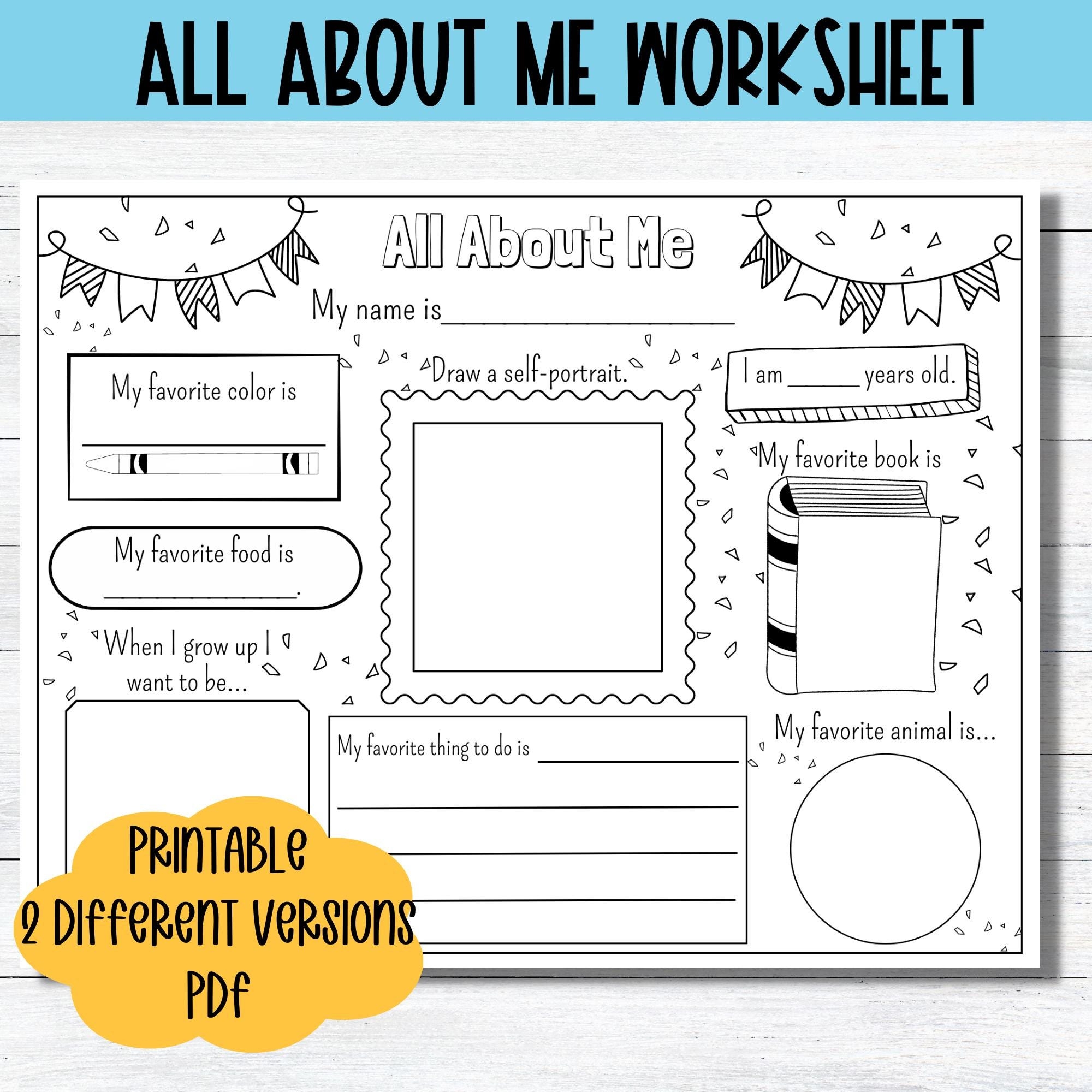 All About Me Printable Homeschool Page About Me Kid Worksheet Coloring Page All About Me Activity Sheet Get To Know Me Worksheet Etsy All About Me Printable Homeschool Page About Me Kid Worksheet Coloring Page All About Me Activity Sheet Get To Know Me Worksheet Etsy