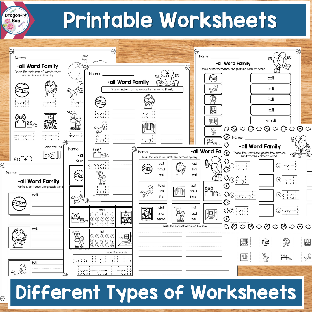 All Short A Word Family Phonics Blending Printable Worksheets And Activities Classful