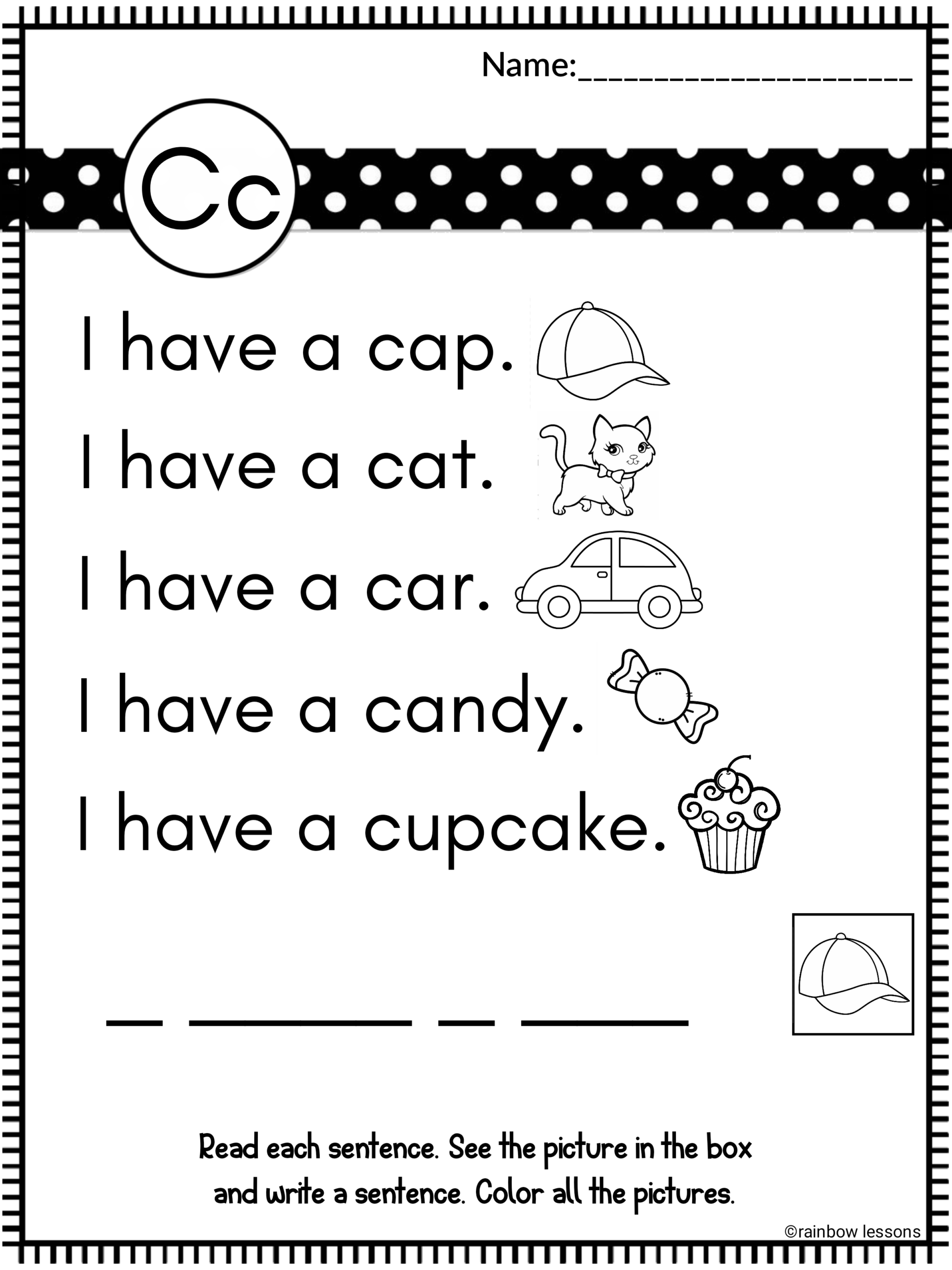 Alphabet Sight Words Sentences Made By Teachers