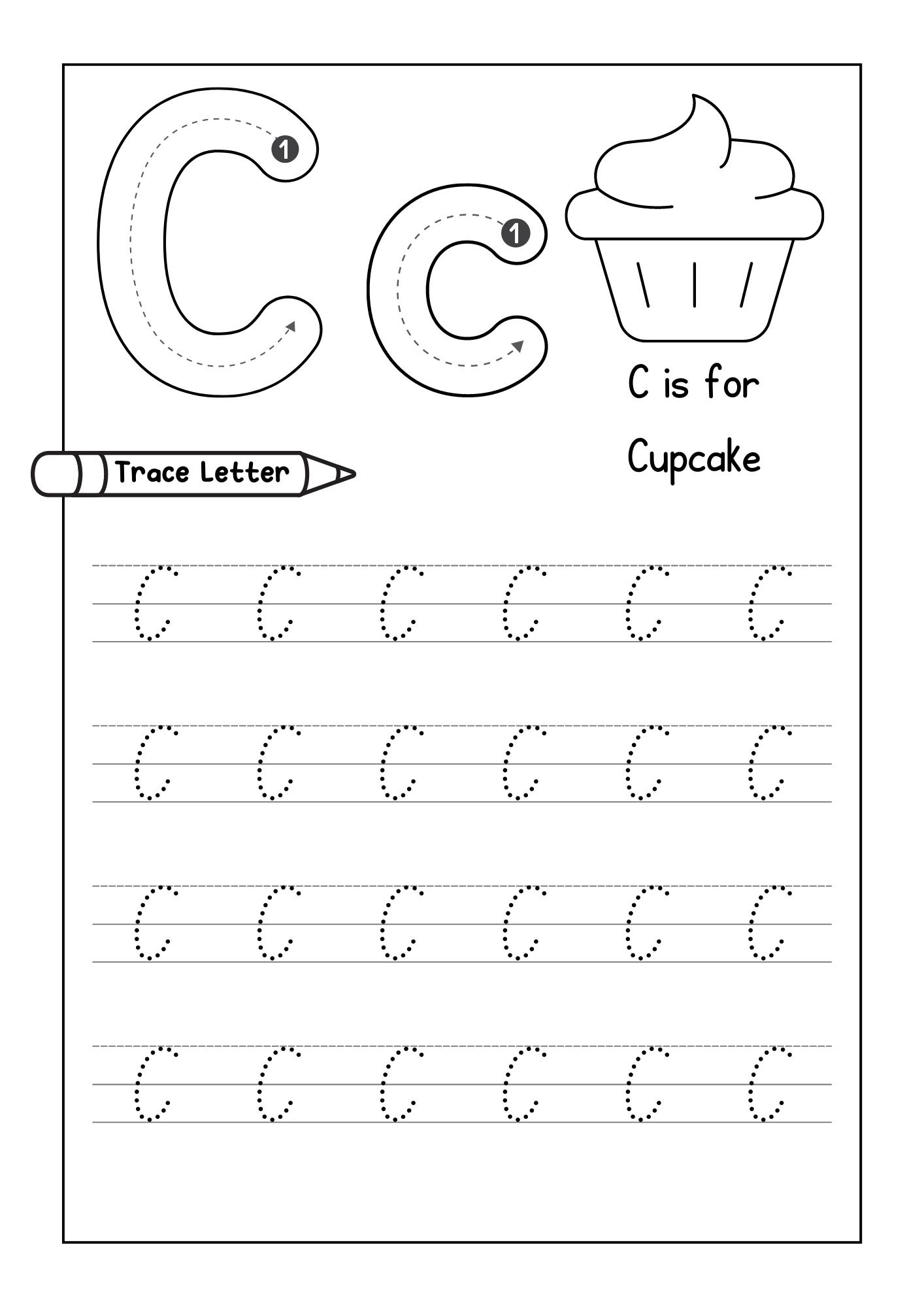 Alphabet Tracing Practice Letter C Handwriting Worksheet Uppercase Lowercase Made By Teachers Alphabet Tracing Practice Letter C Handwriting Worksheet Uppercase Lowercase Made By Teachers