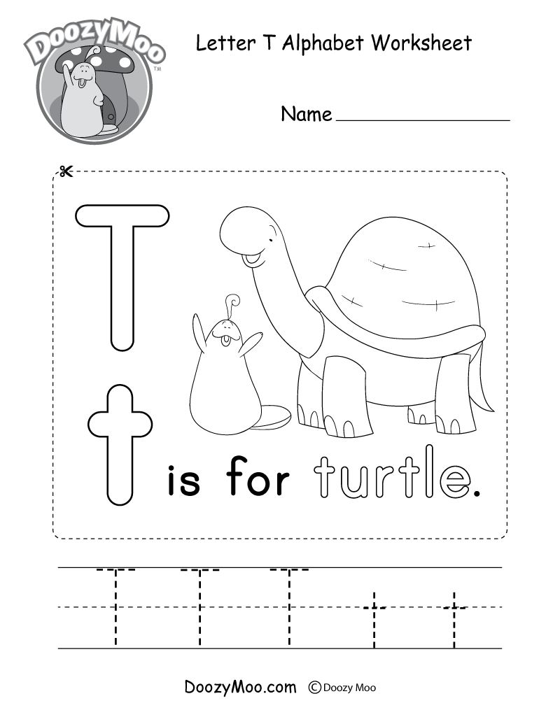 letter worksheet preschool