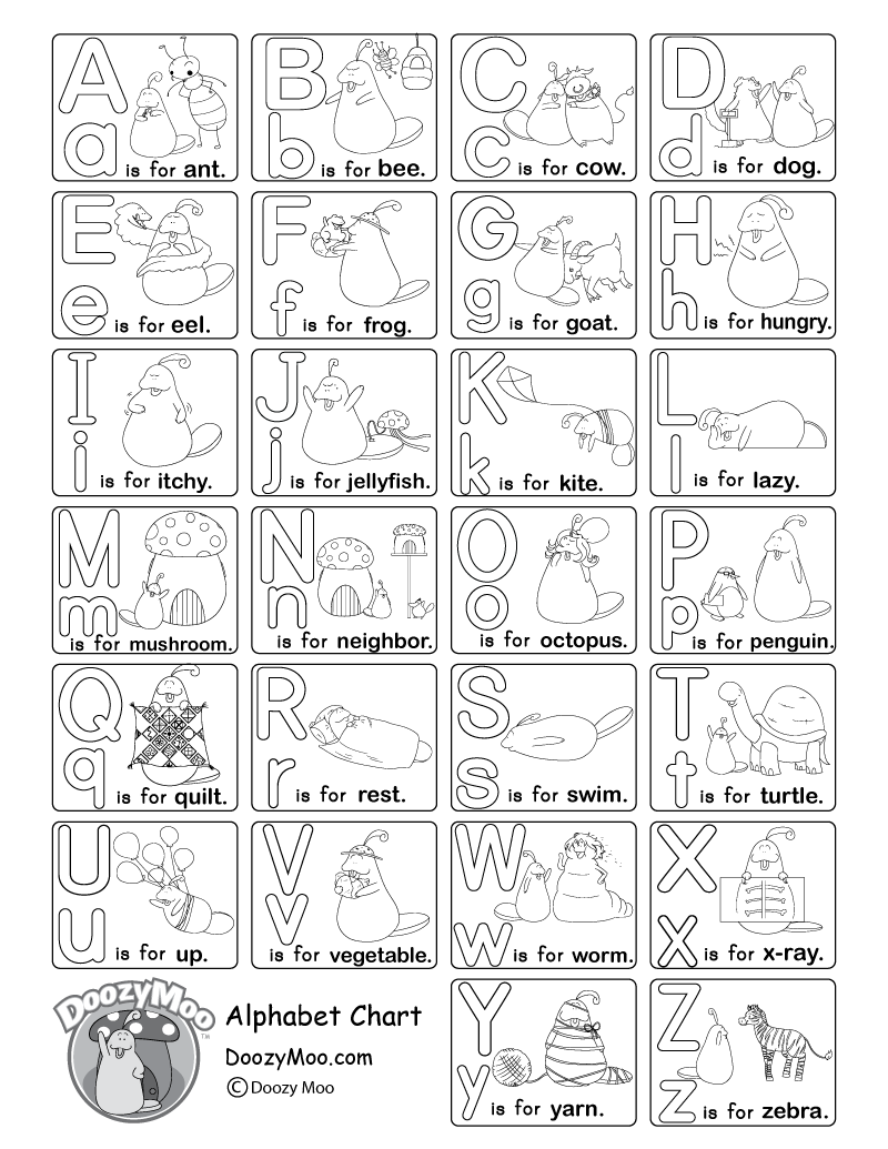 alphabet worksheets for preschoolers
