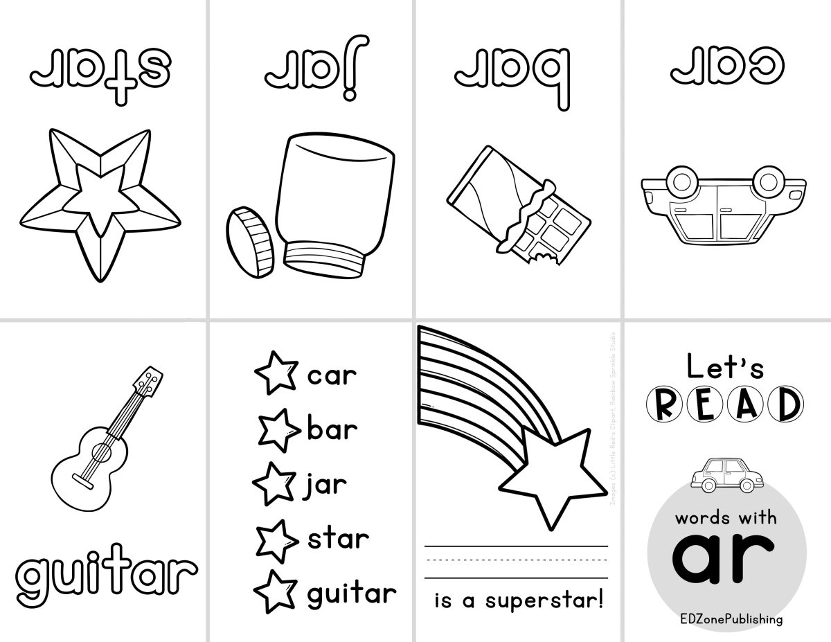 AR Word Family Worksheets Kindergarten Mom