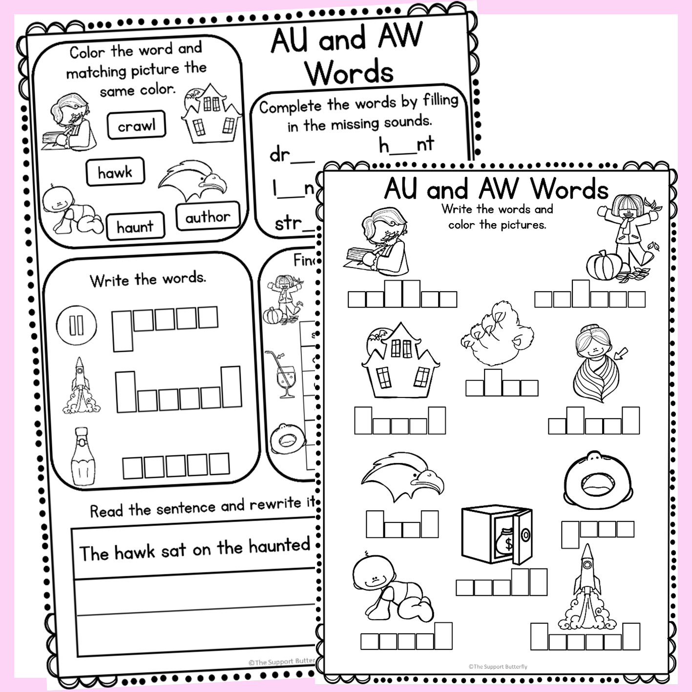 aw worksheets printable