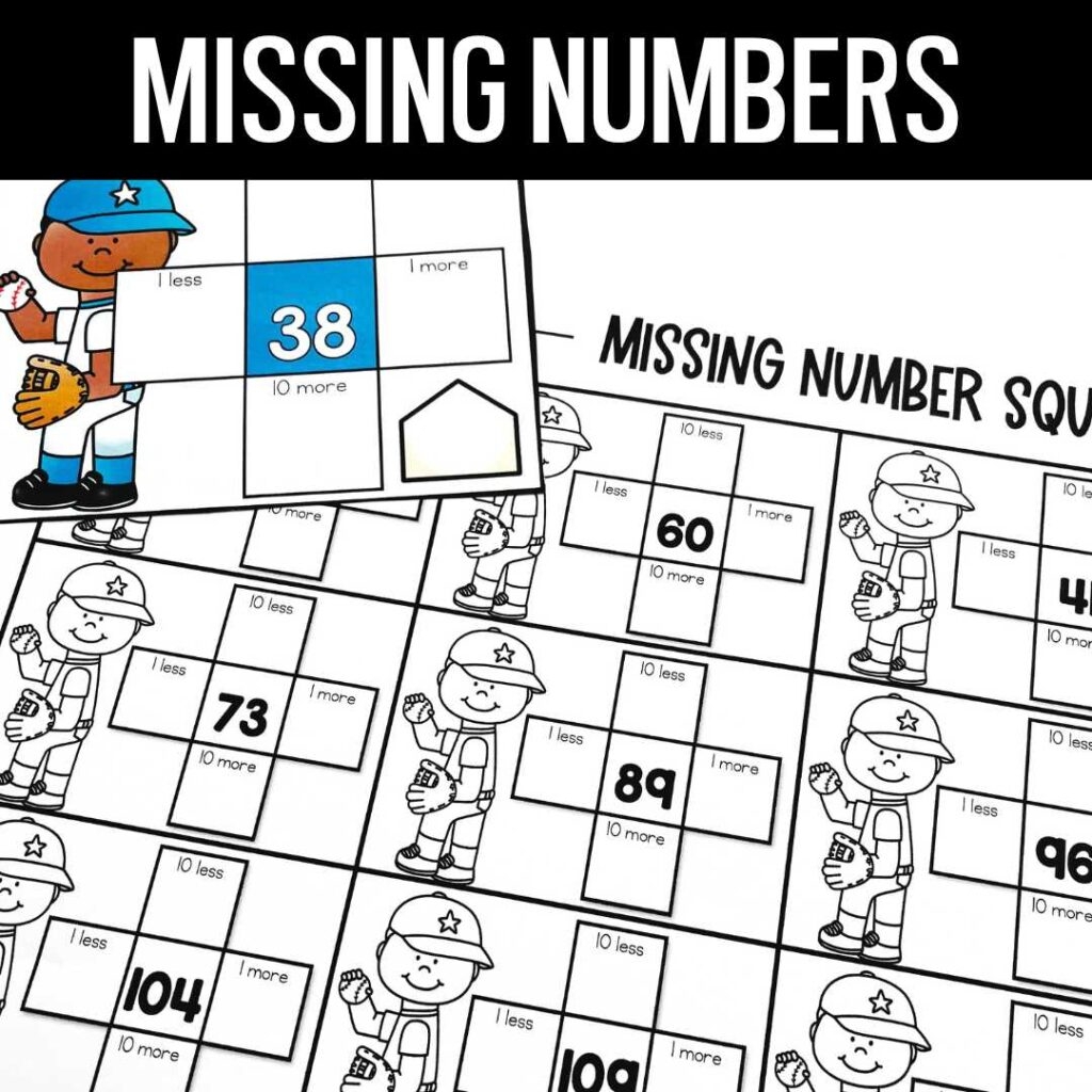 Baseball Math Centers The Teacher Bag Baseball Math Centers The Teacher Bag