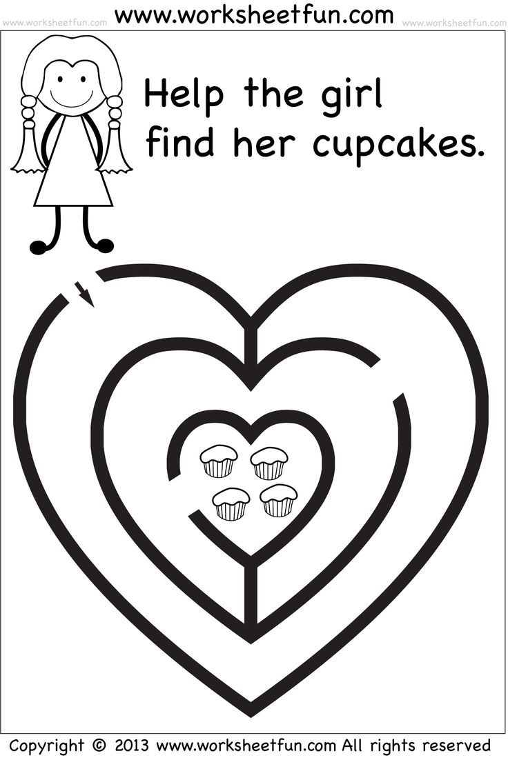 Beginner Mazes Preschool And Kindergarten 1 Worksheet FREE Printable Worksheets