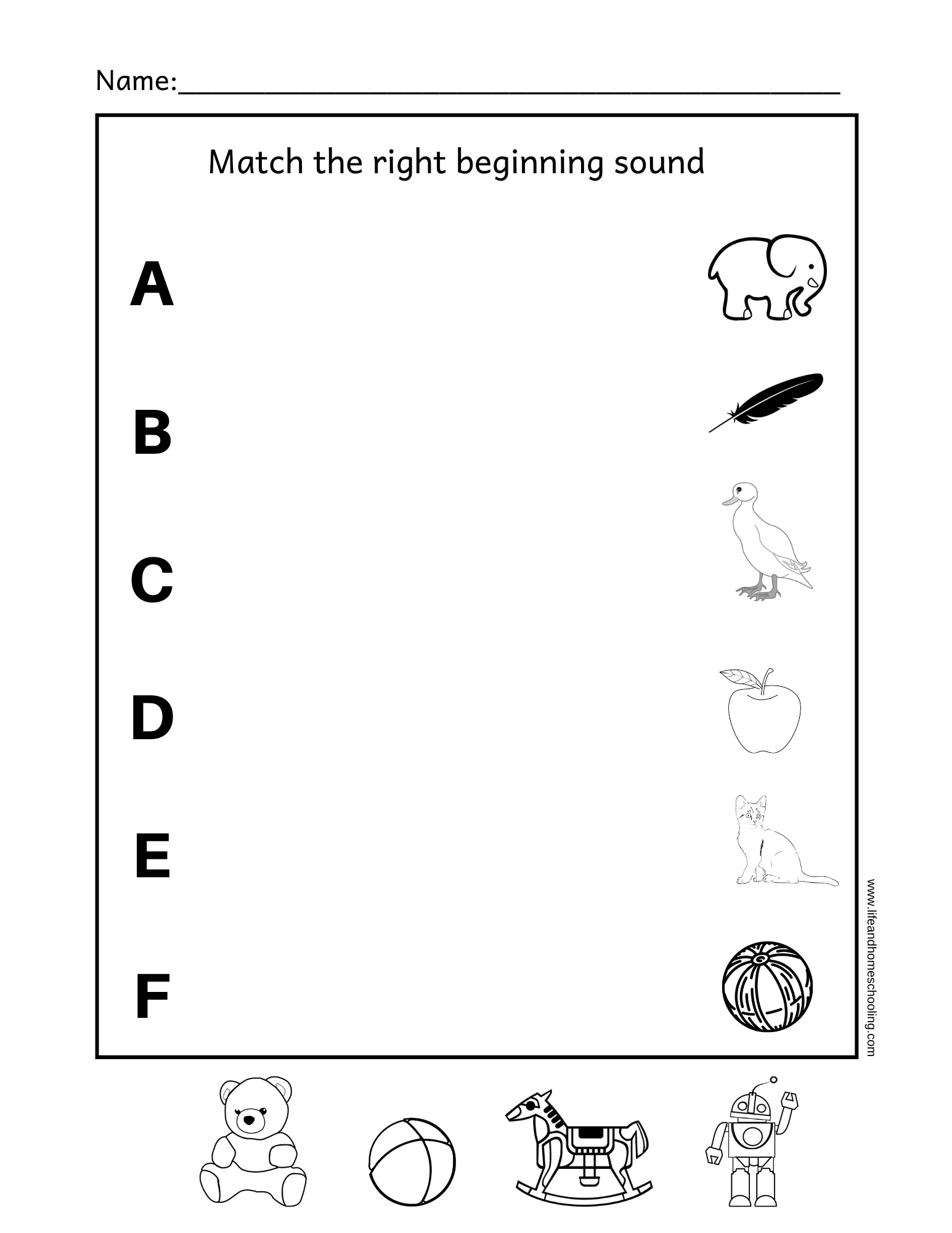 easy phonics worksheets