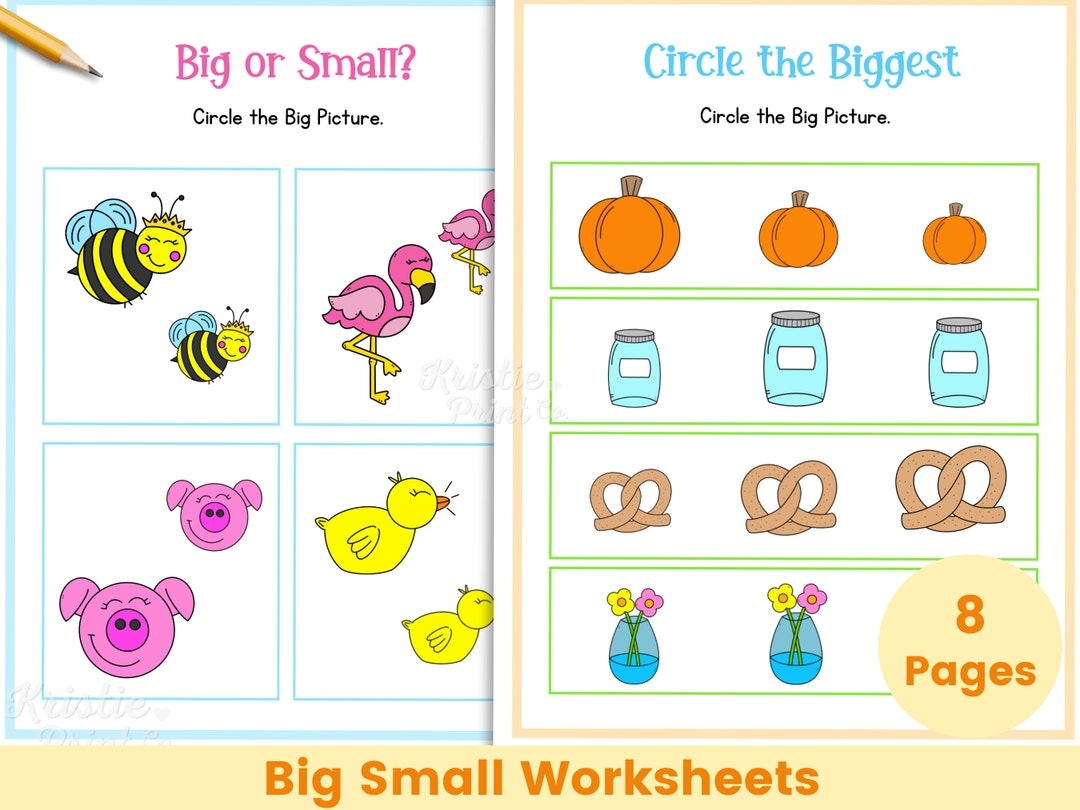 Big Small Worksheets Learning Sizes Printable Preschool Worksheets For Kids Kindergarten Worksheets Homeschool Worksheets Etsy Norway Big Small Worksheets Learning Sizes Printable Preschool Worksheets For Kids Kindergarten Worksheets Homeschool Worksheets Etsy Norway
