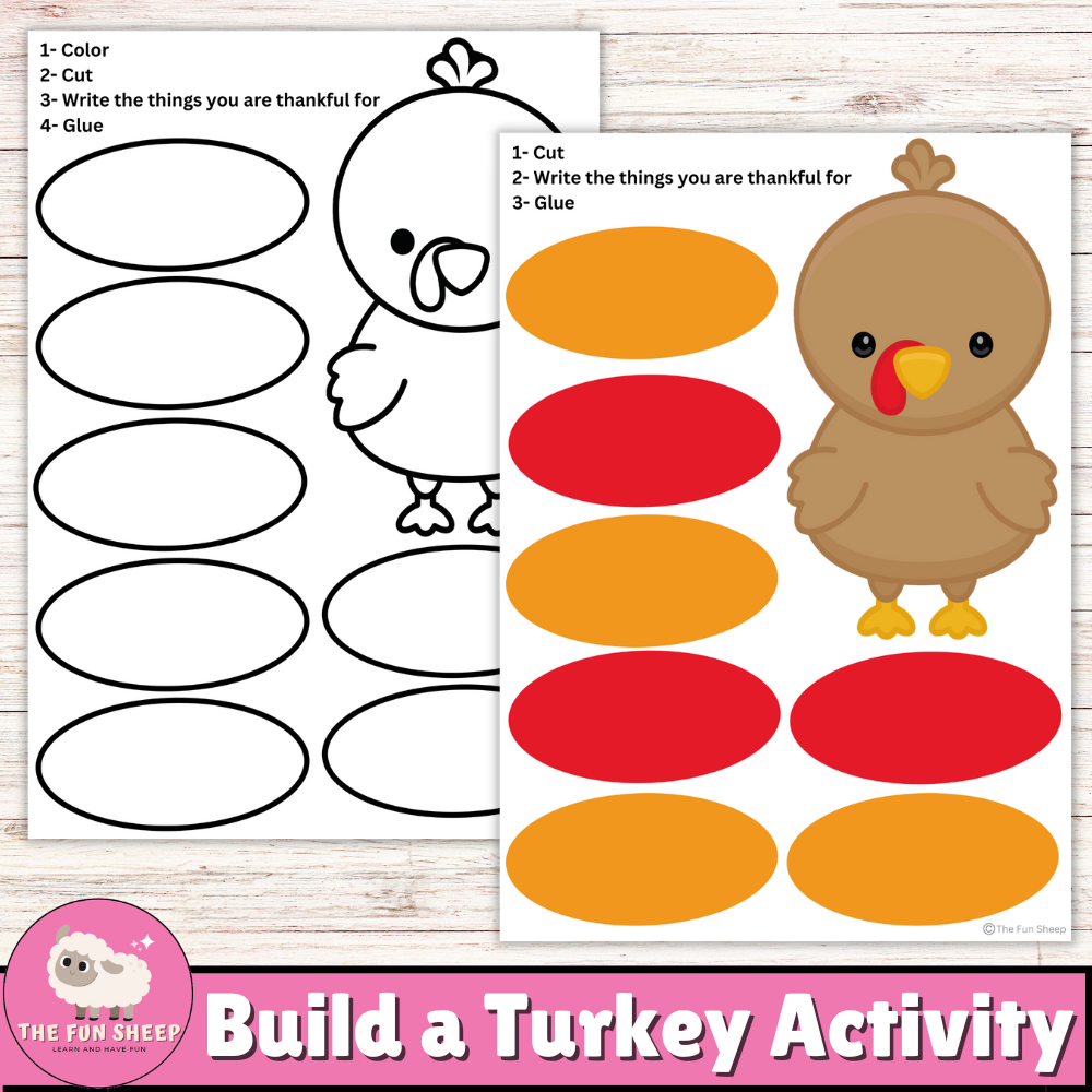 turkey worksheets preschool