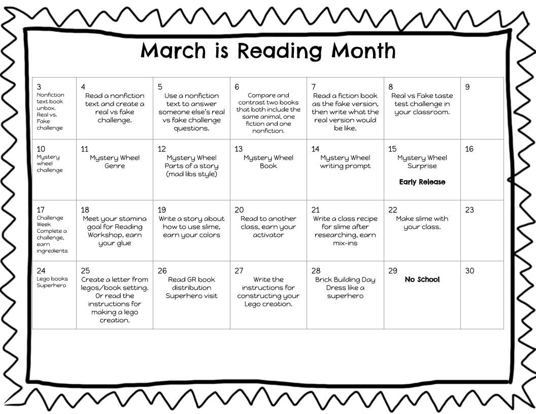 Category Reading Month My Ed Tech World