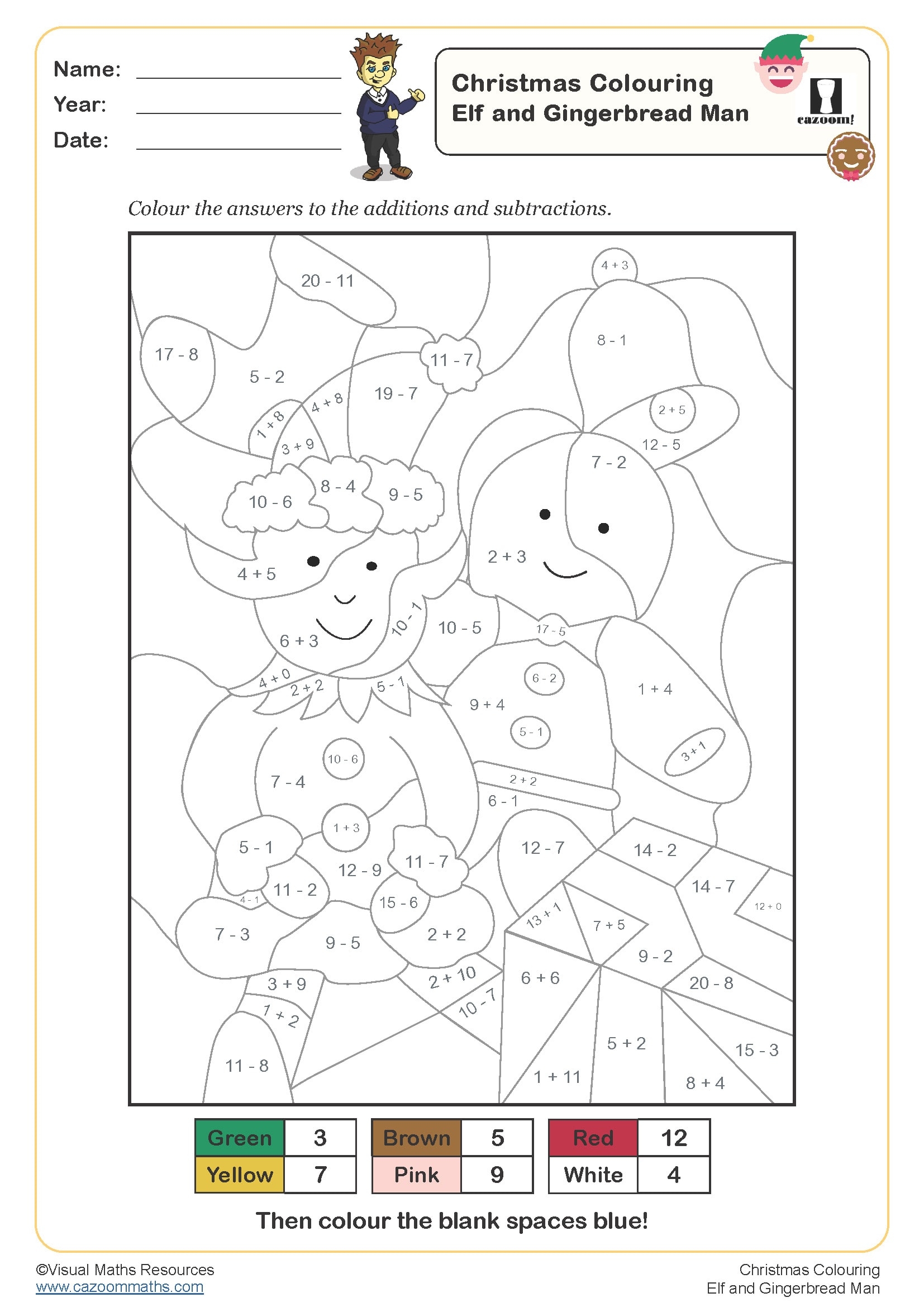 Christmas Maths Worksheets Printable Christmas Worksheets Maths PDF And Free Samples Downloads Cazoom Maths