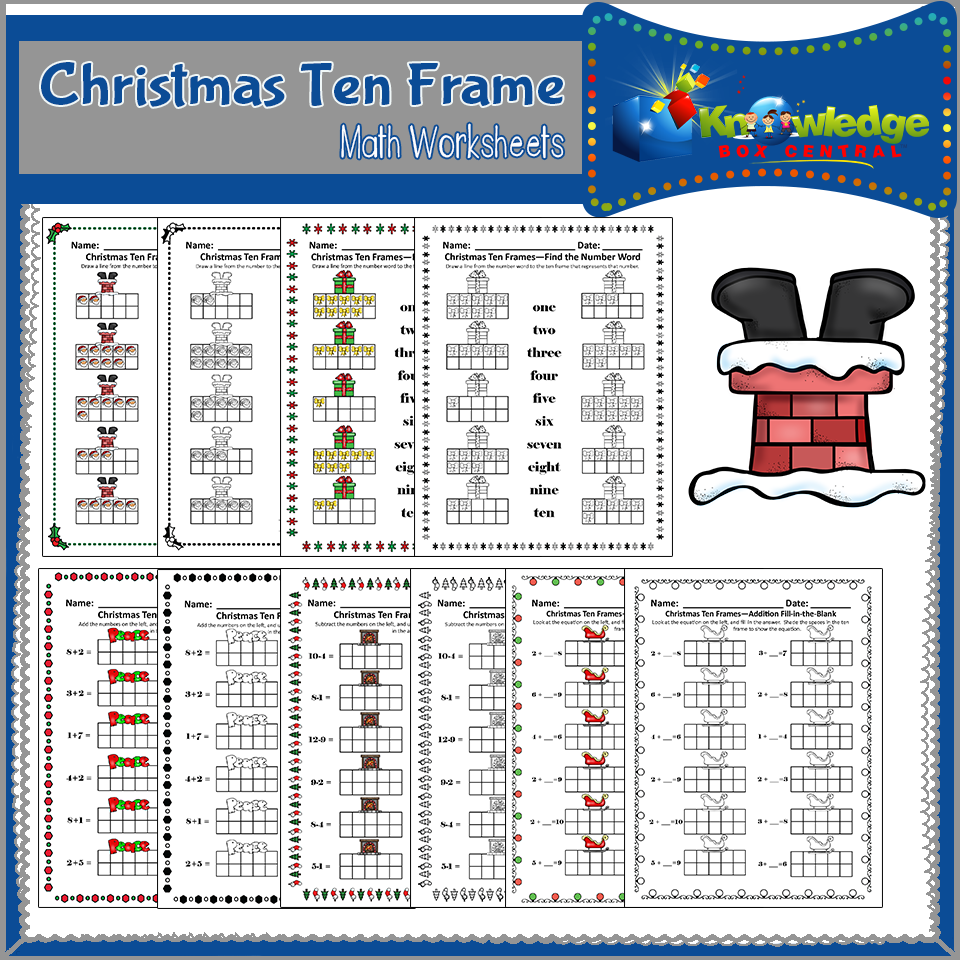 ten frame math worksheets
