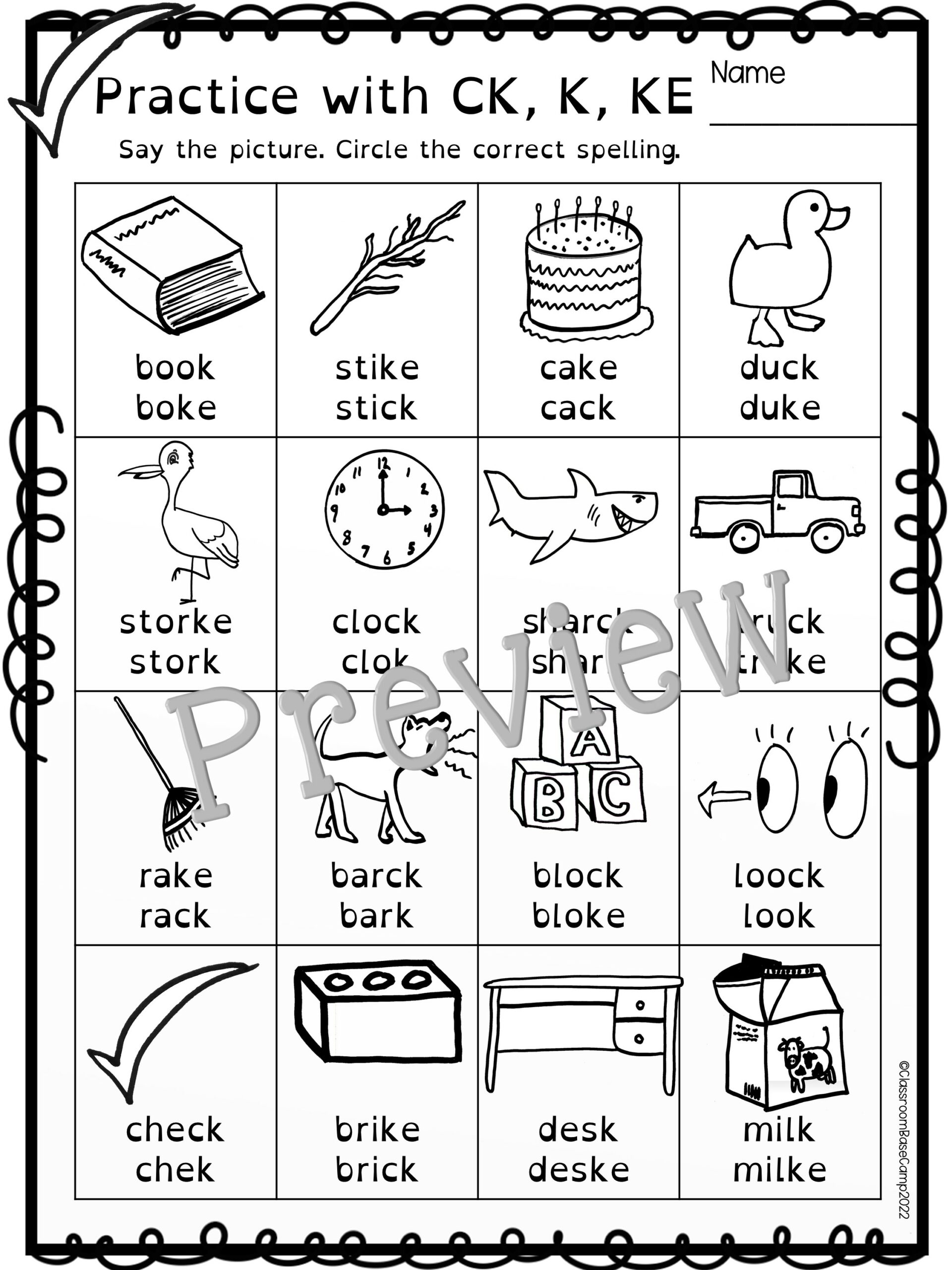 Ck K Or KE Spelling Rules Orton Gillingham Made By Teachers